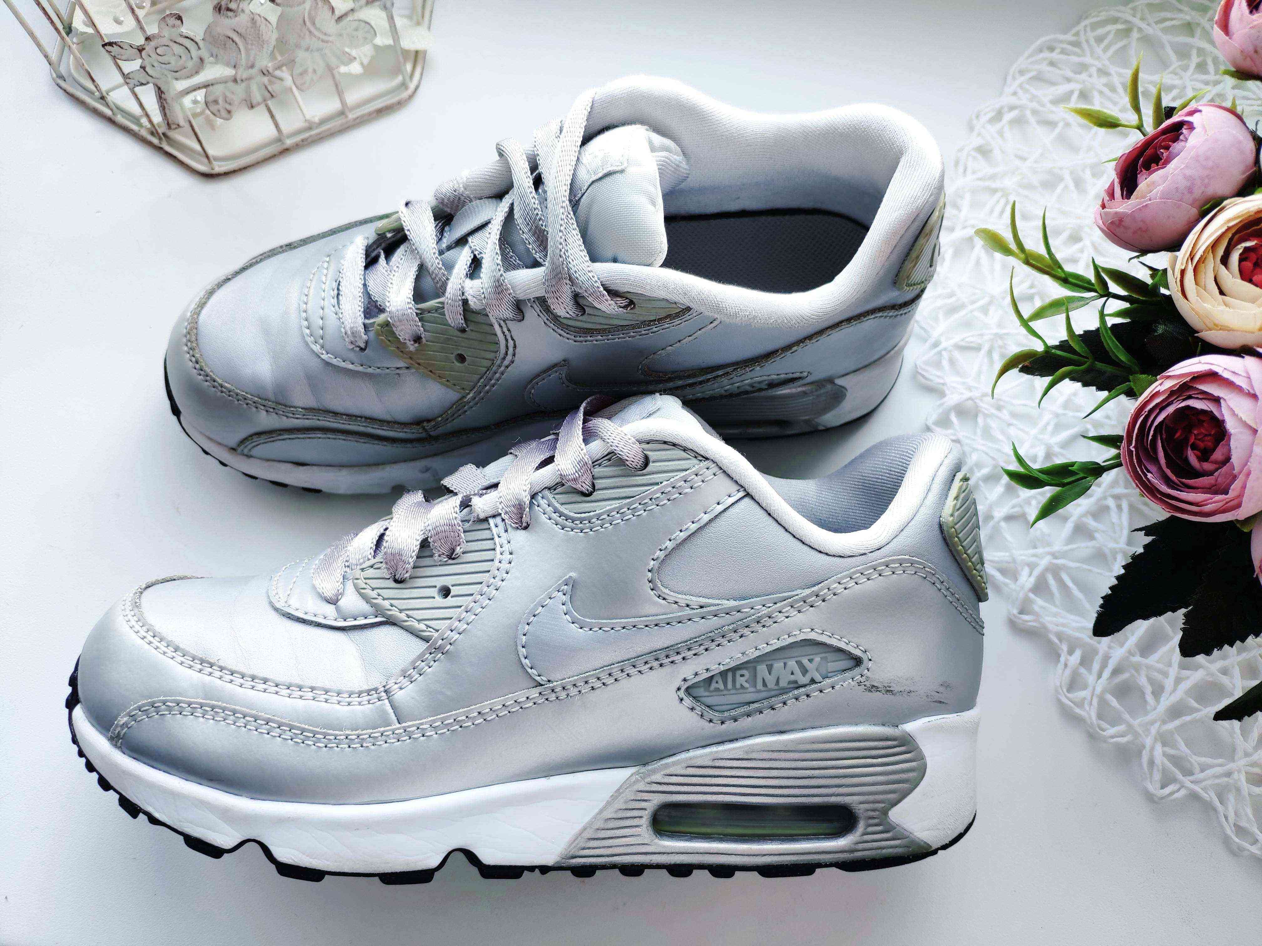 34 (22 см) Кожаные кроссовки