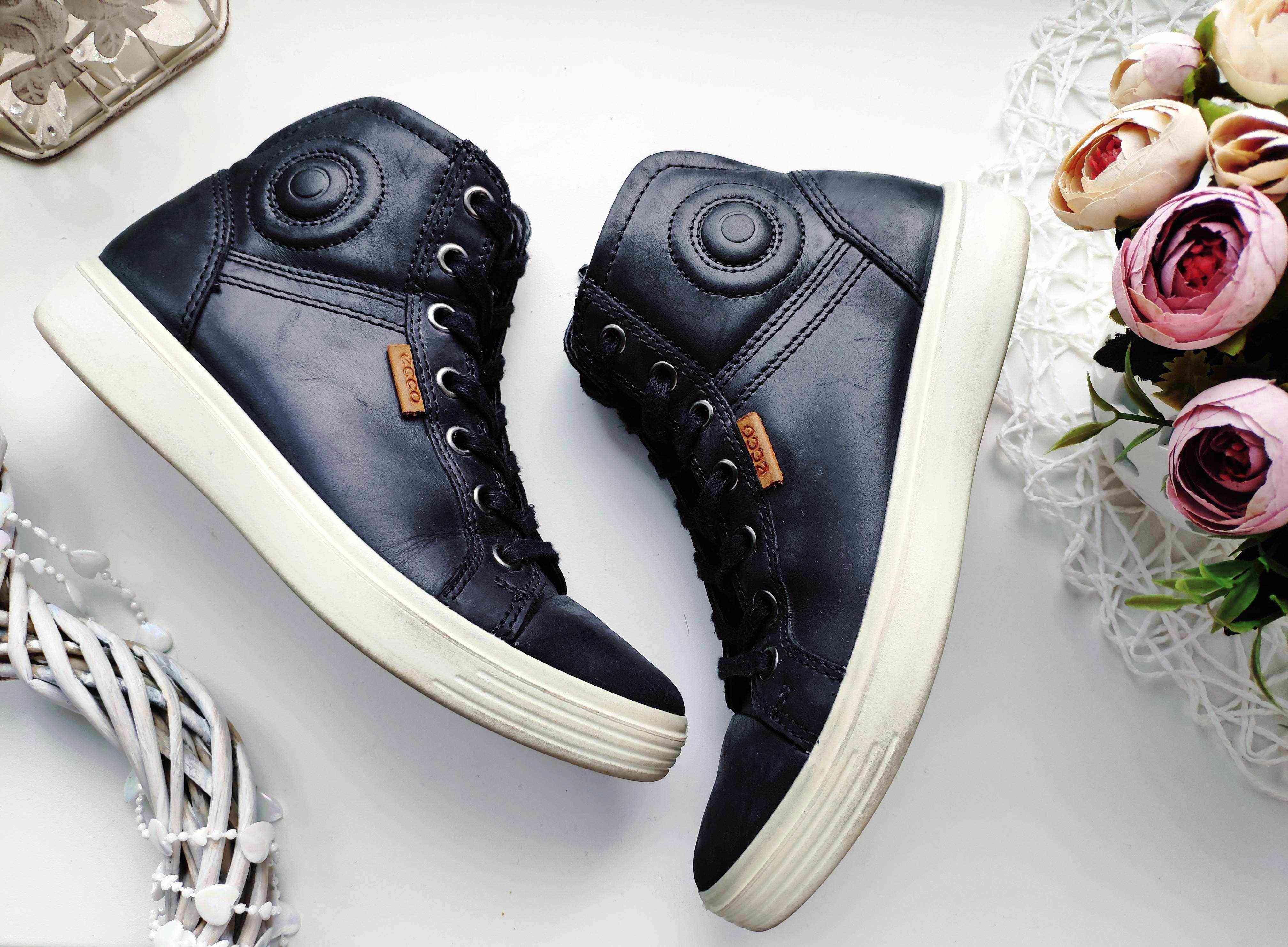 34 (22-22,5 см) Кожаные демисезонные ботинки