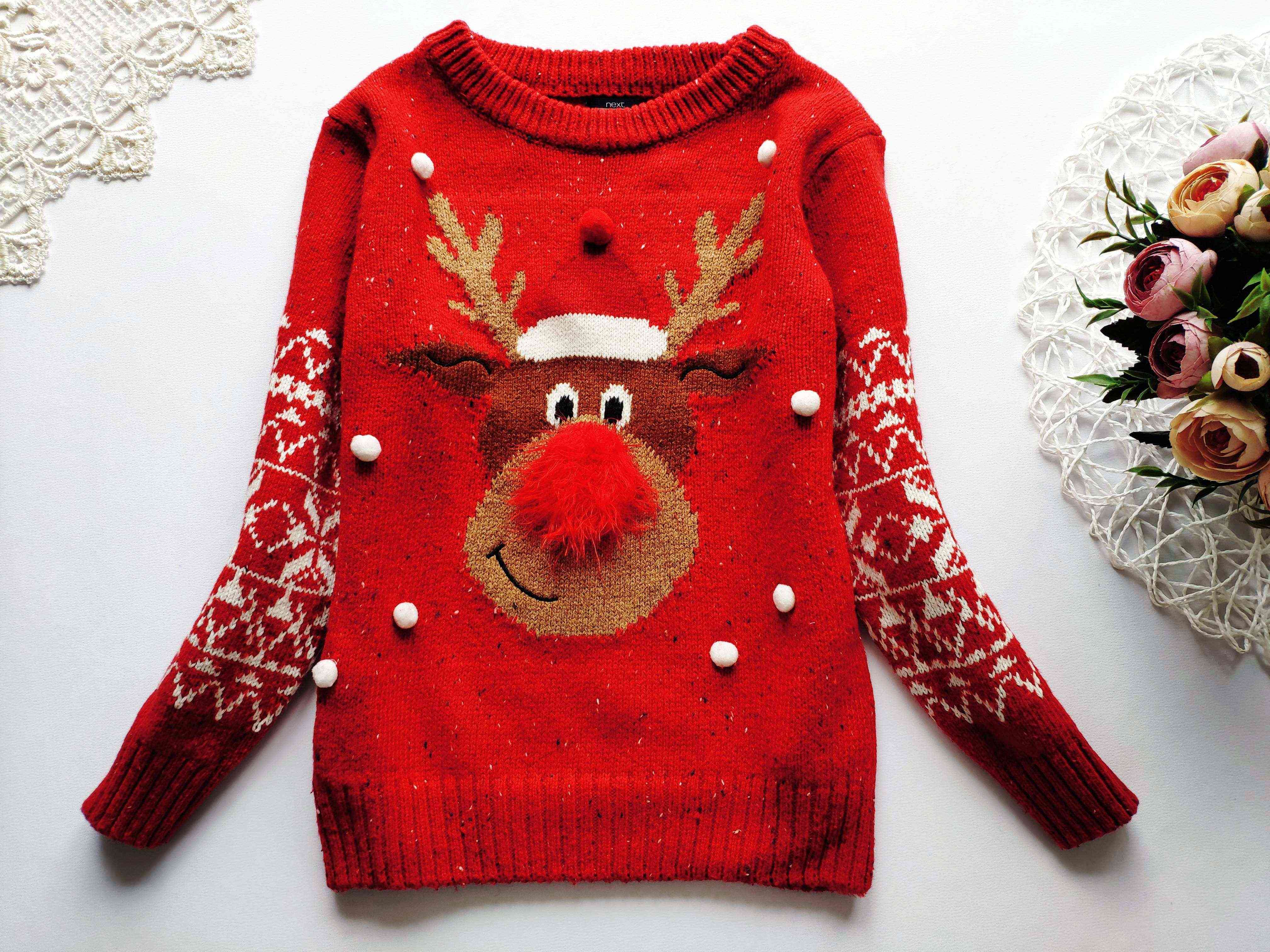 4,5 років, зріст 110 Новорічний светр для хлопчика