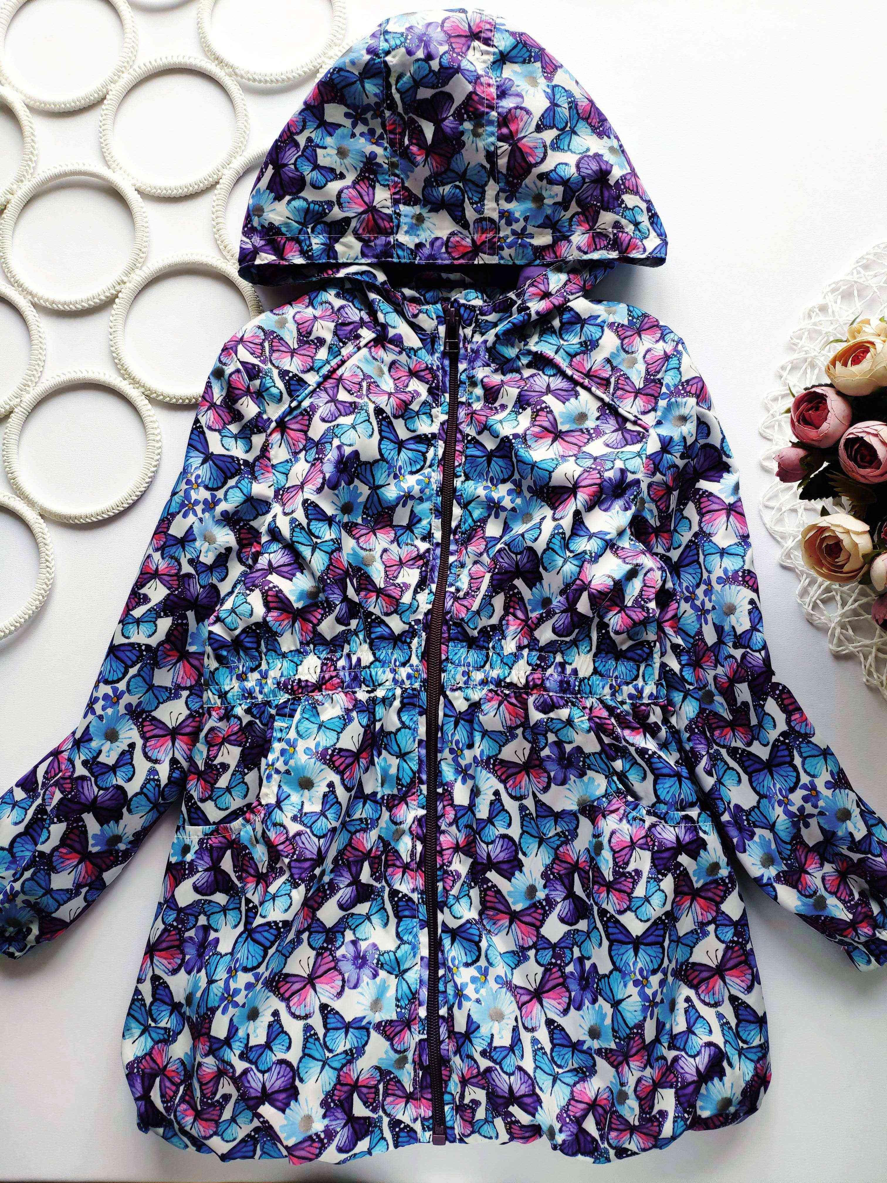 5,6 лет, рост 116 Ветровка для девочки