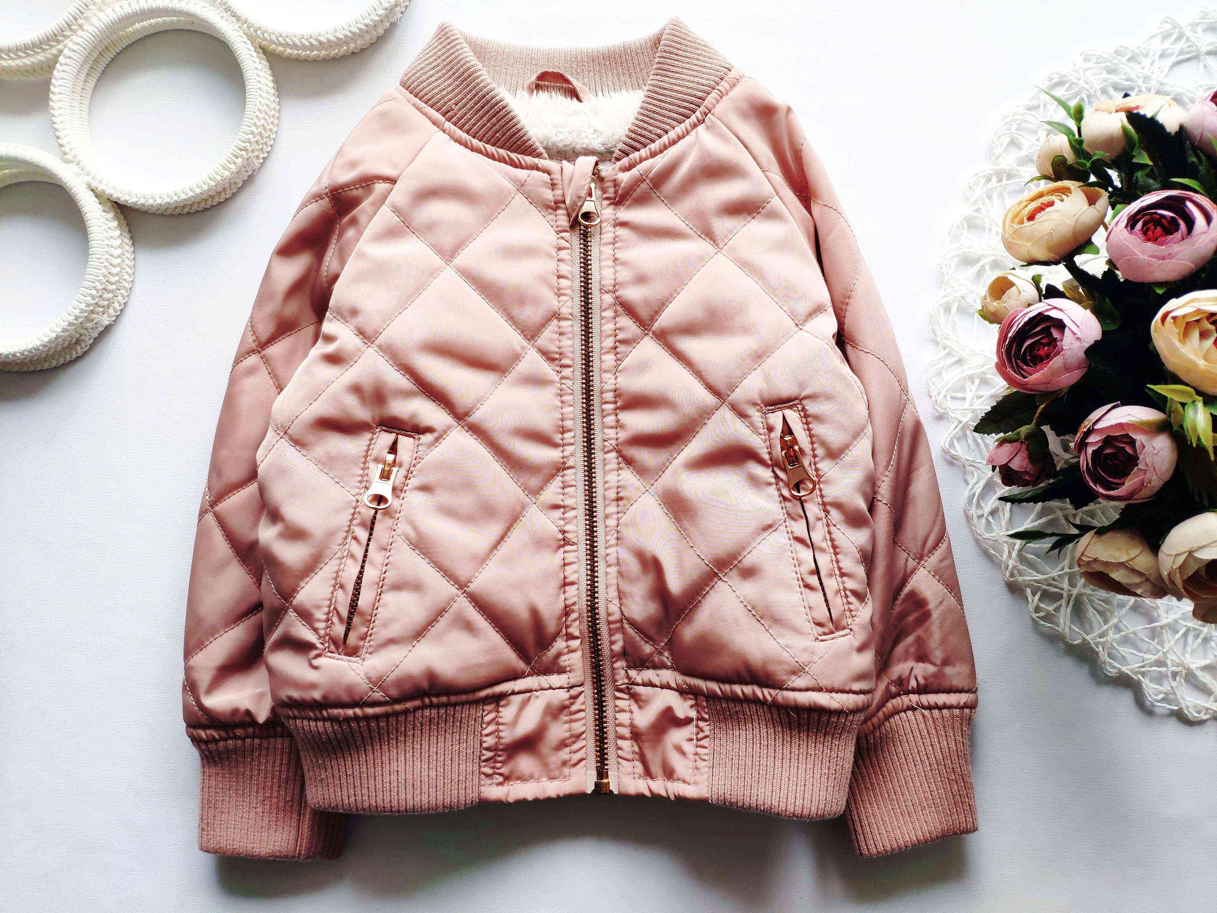 1,5\2 года, рост 92 Пудровый бомбер