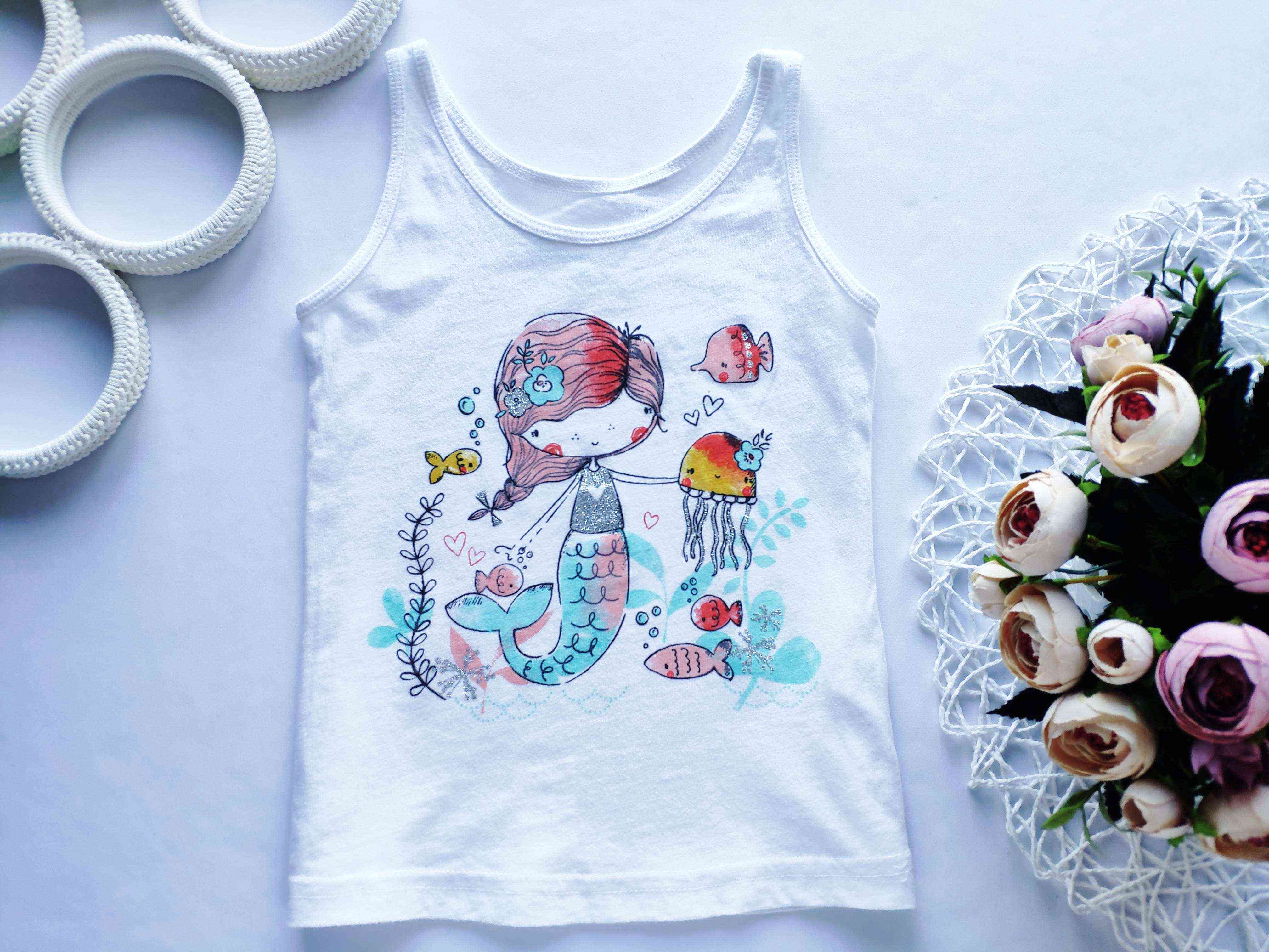 4,5 років, зріст 104,110 Майка русалка