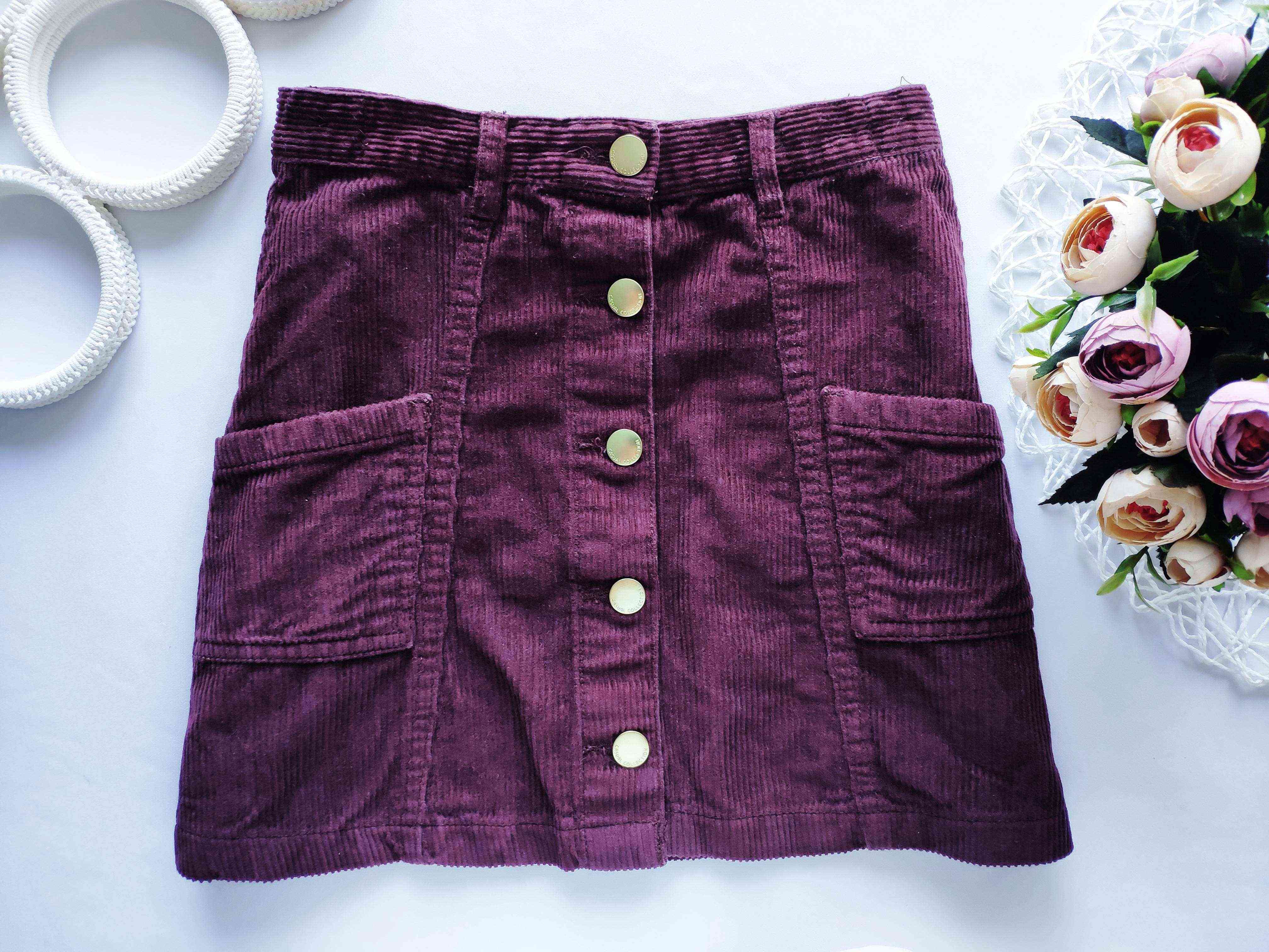 9,10 років, зріст 140 Вельветова спідниця