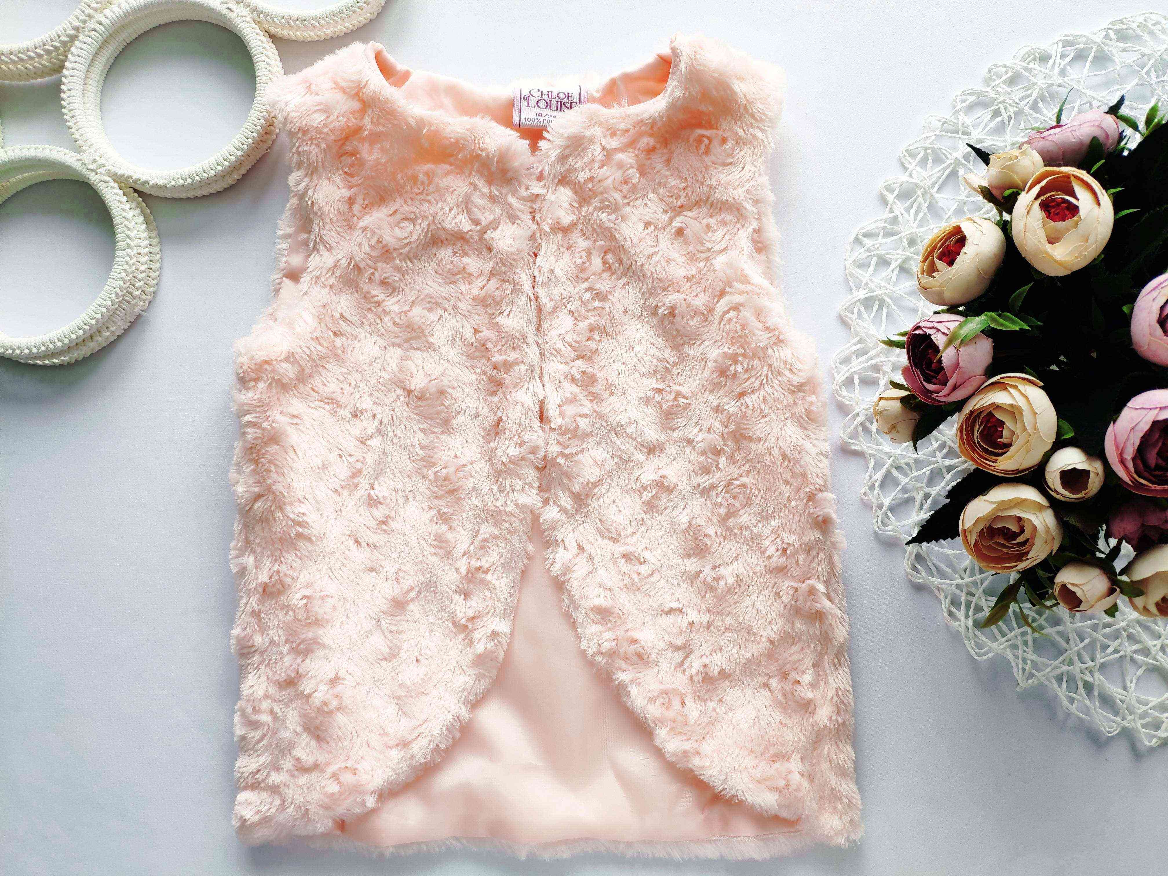 18\24 мес, рост 92 Жилетка для девочки