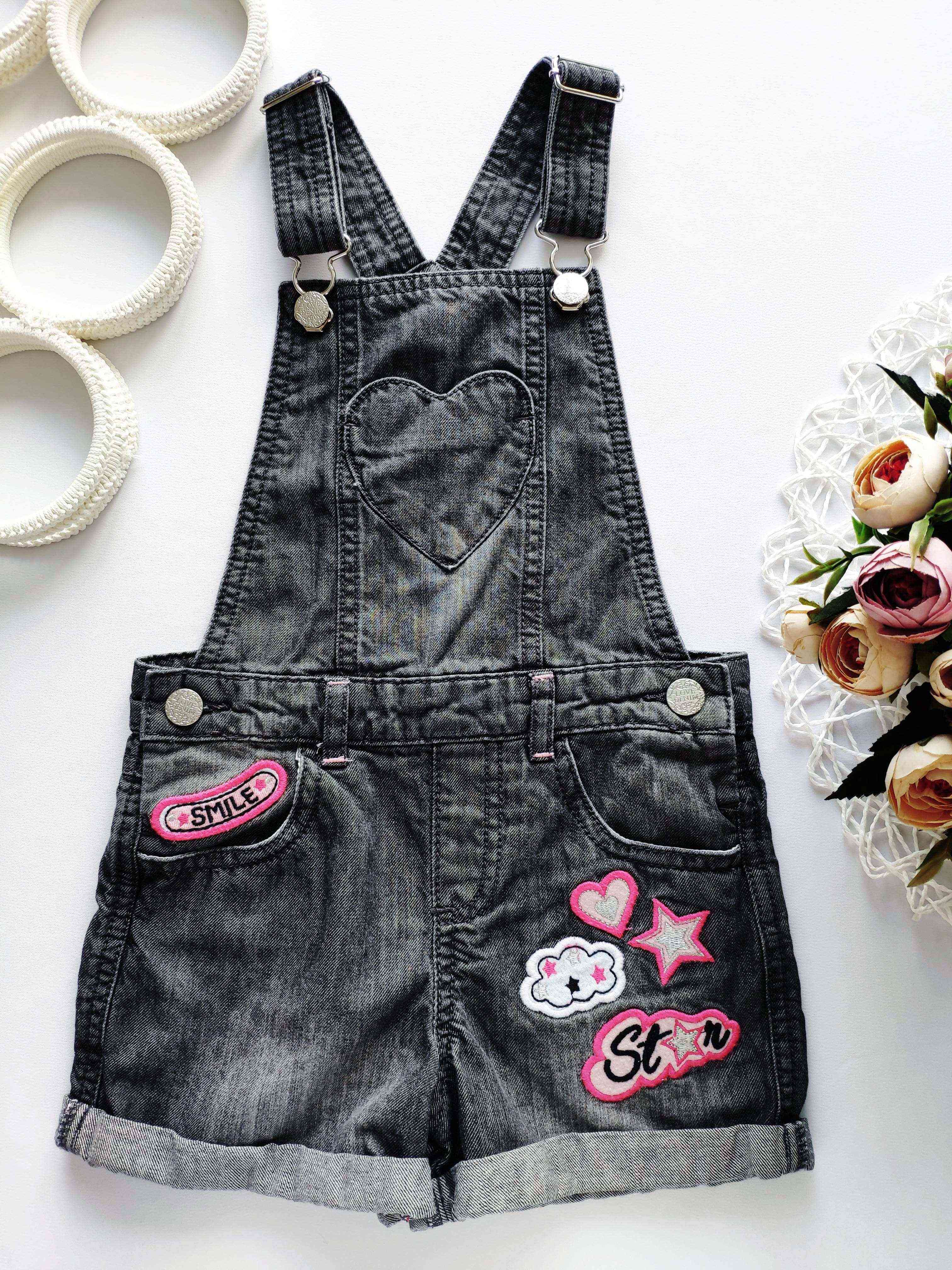 4,5 років, зріст 110 Джинсовий комбінезон