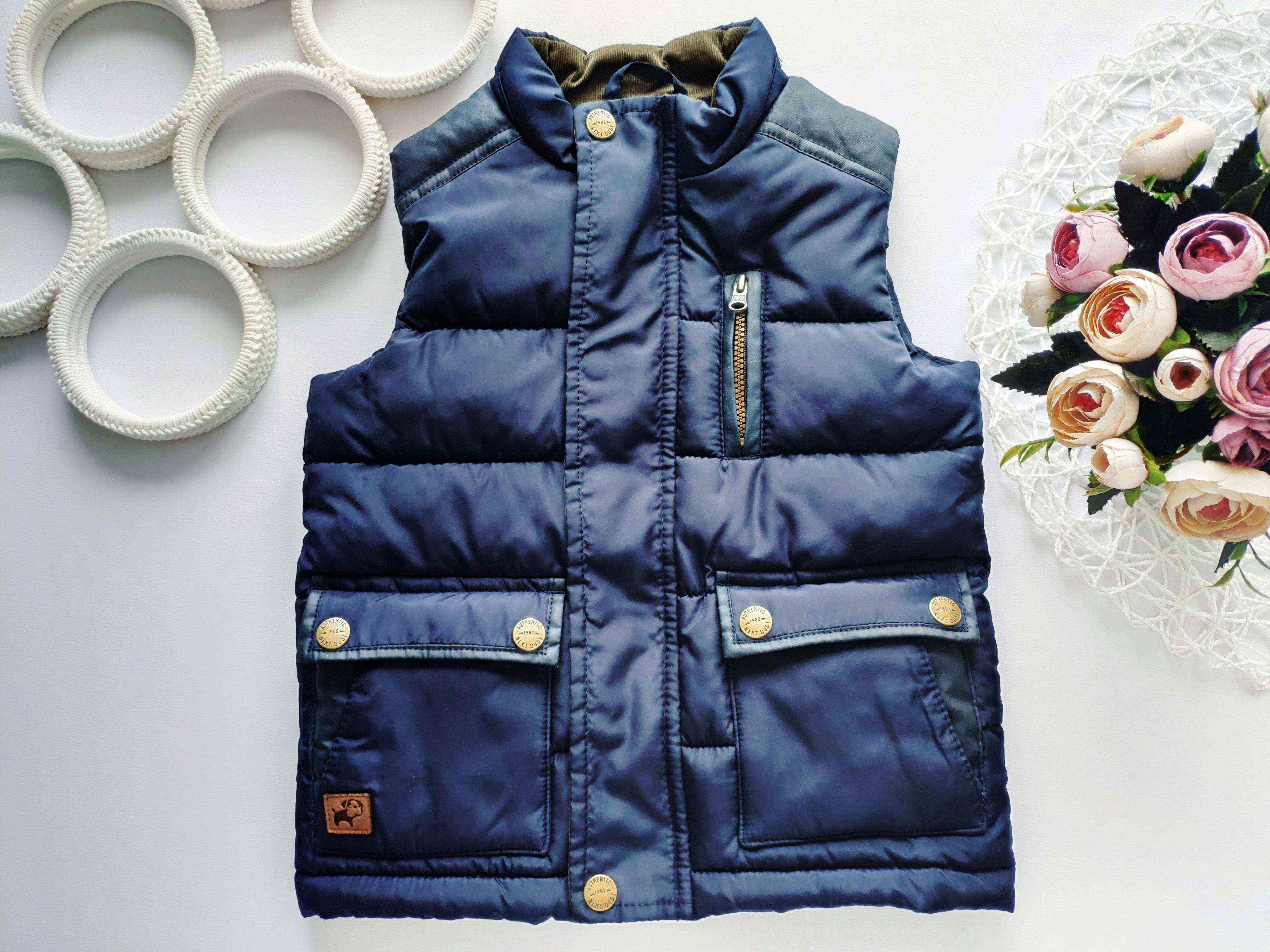 1,5\2 роки, зріст 92 Теплий жилет для хлопчика