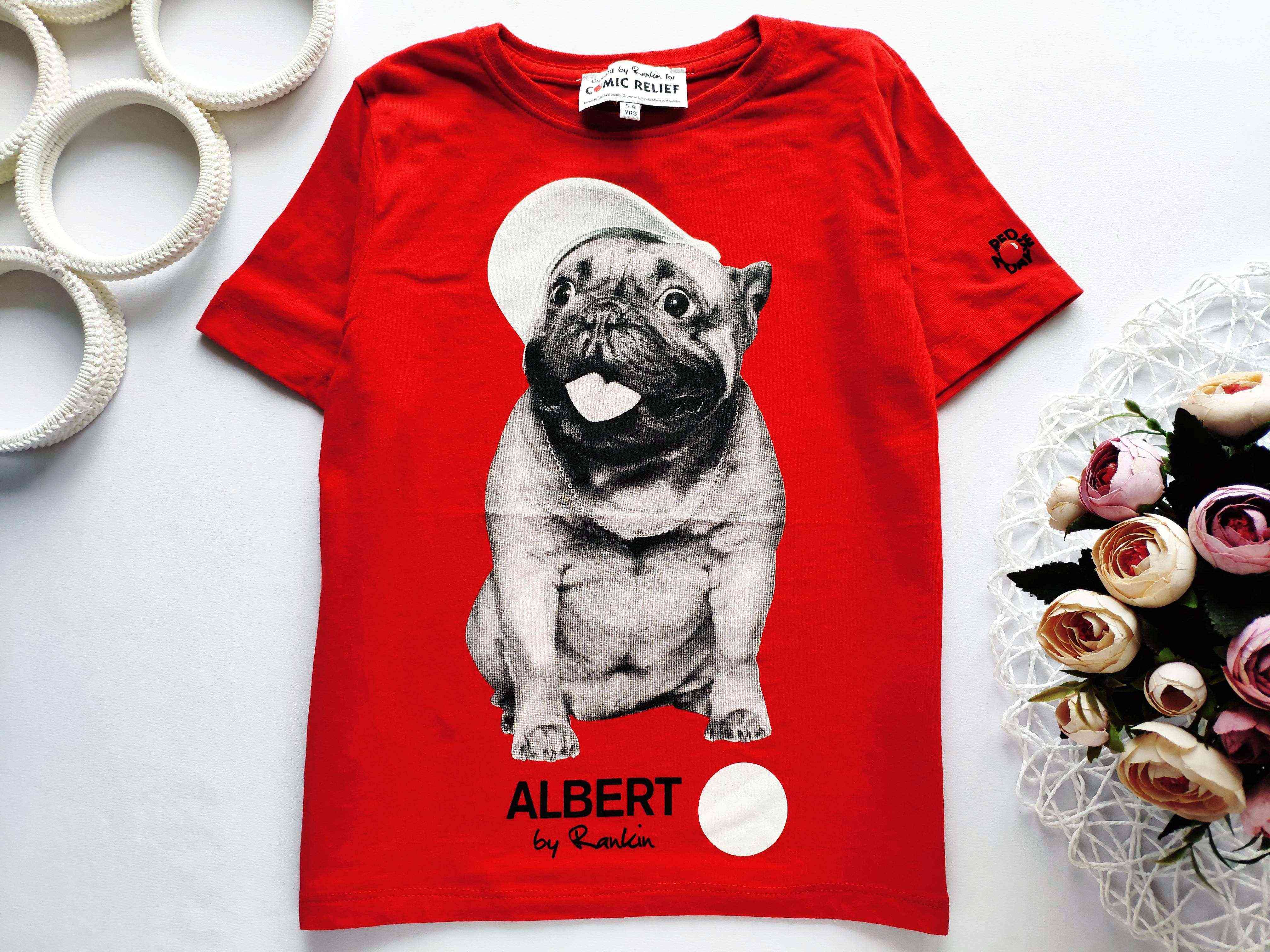 5,6 років, зріст 110,116 Футболка із собакою