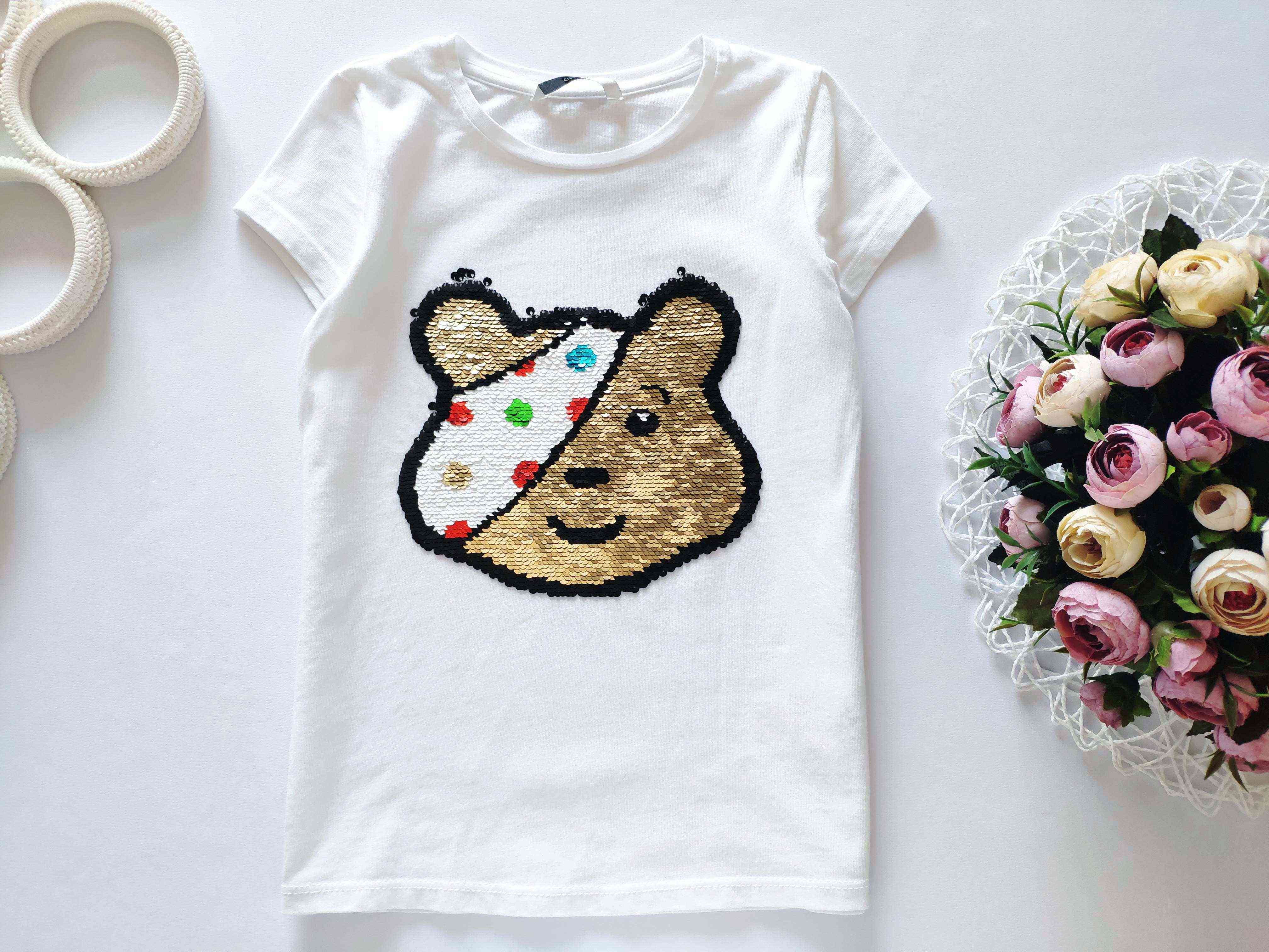 7,8 років, зріст 122,128 Нова футболка перевертень