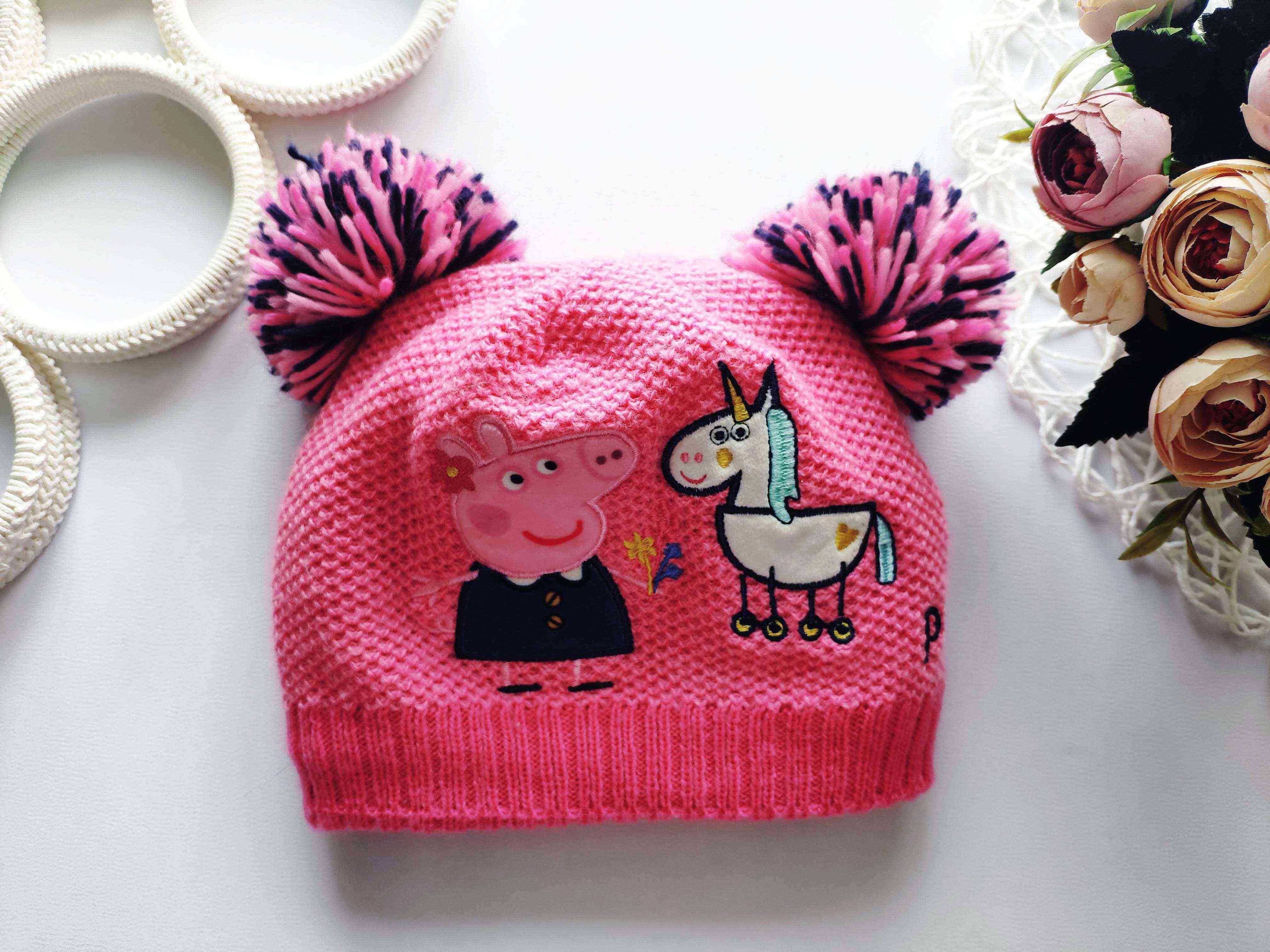 2-4 роки Тепла шапка на флісі