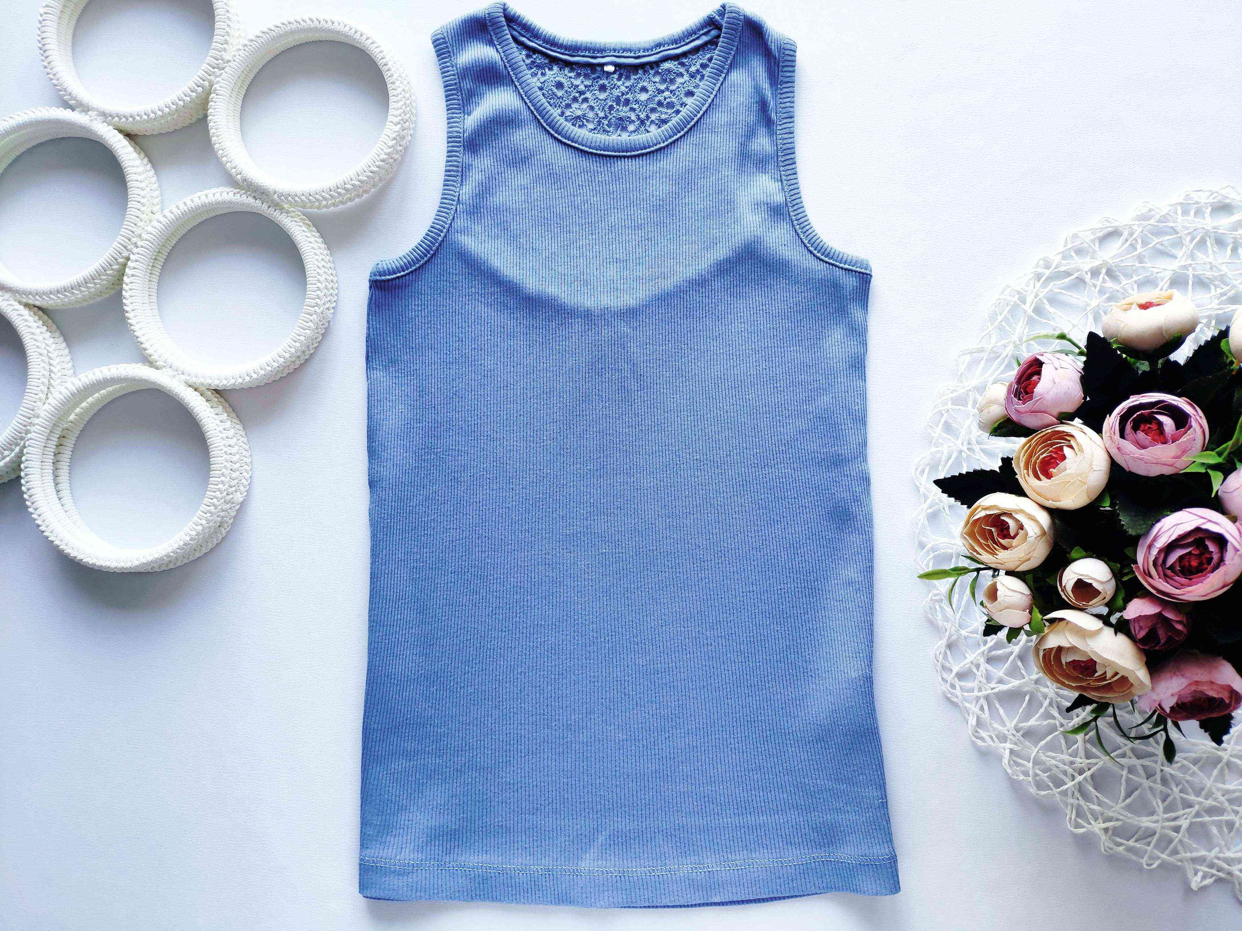 7,8 років, зріст 122,128 Нова ажурна майка