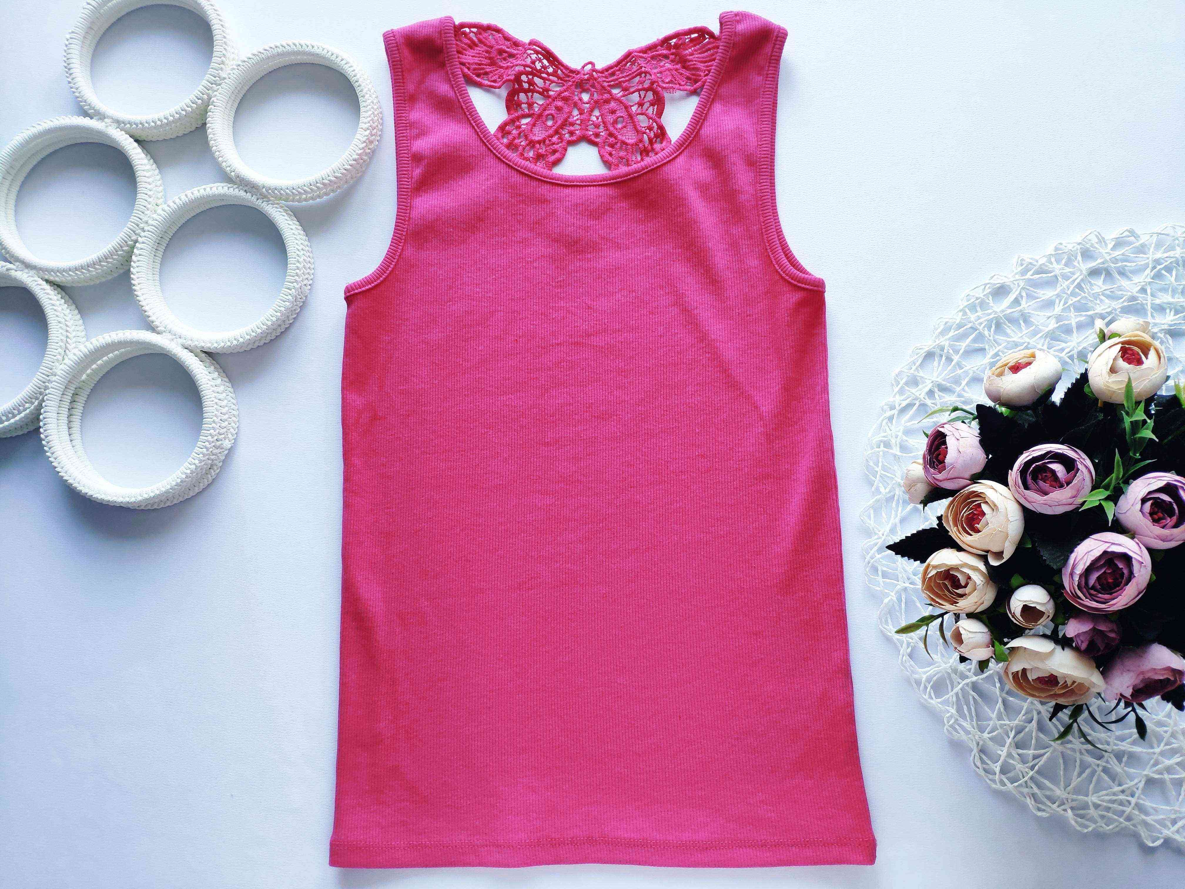 12 років, зріст 152 Стрейч! Нова ажурна майка