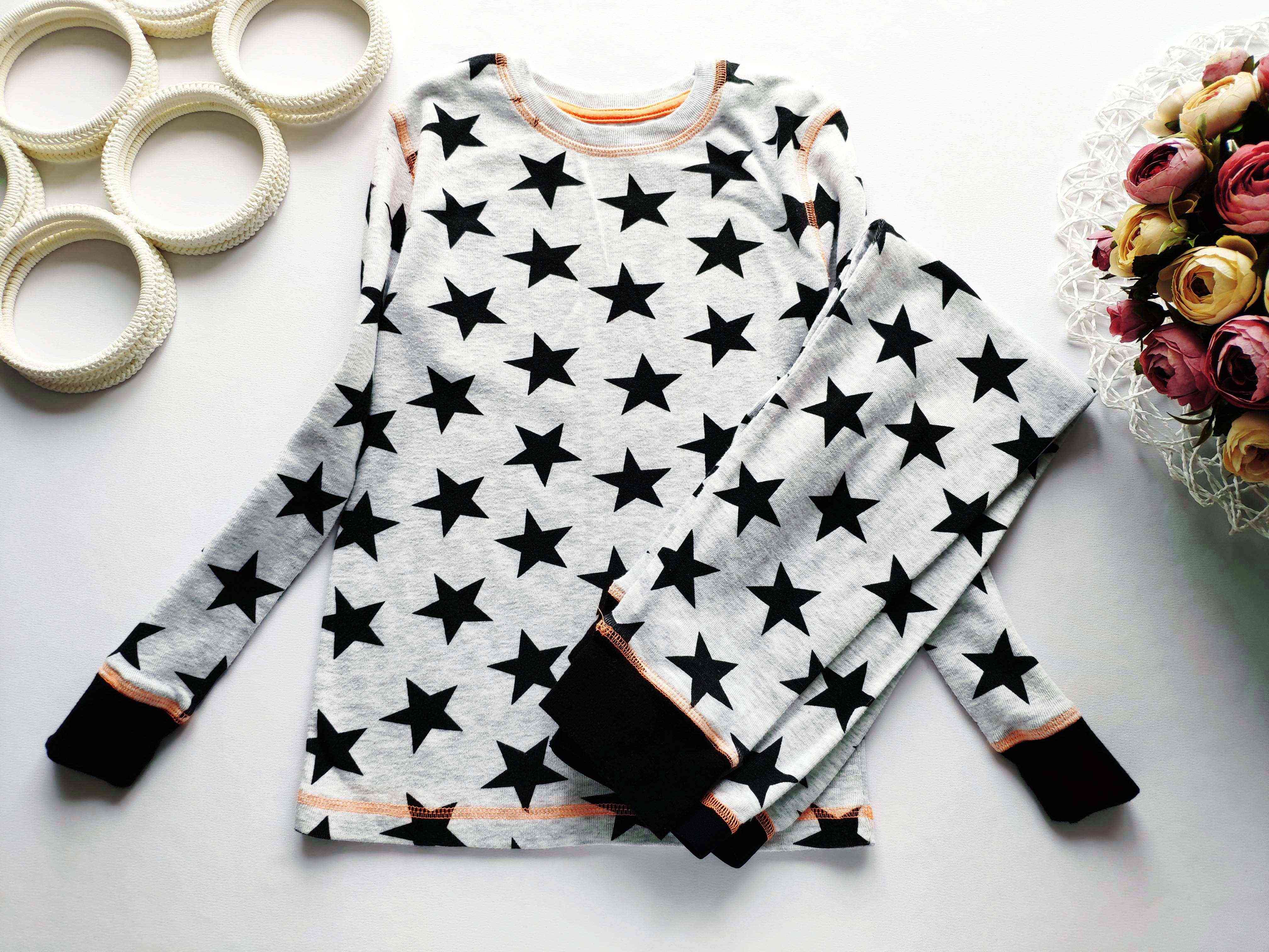 6-8 років, зріст 116-122 Піжама в зірках