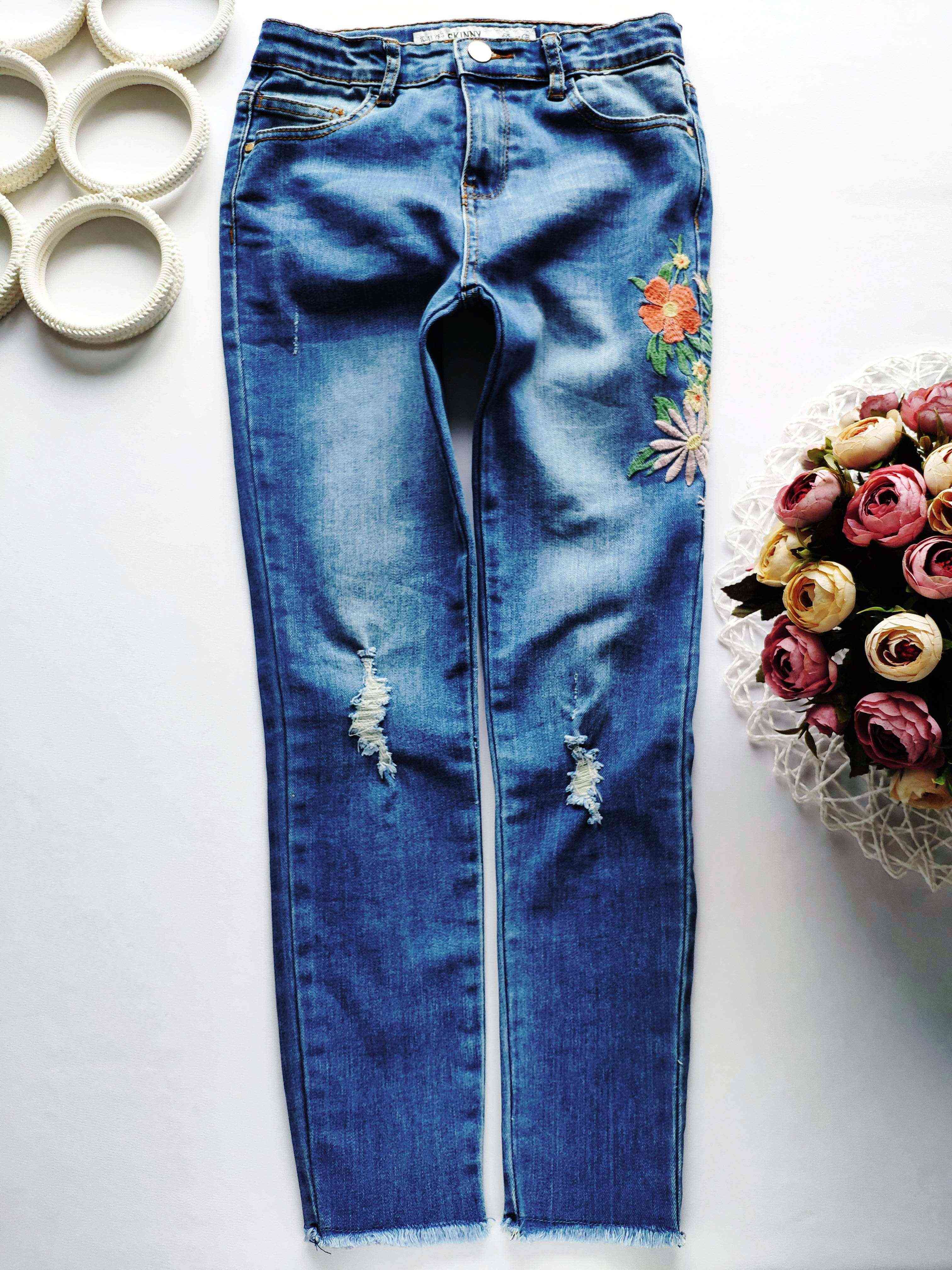 10,11 років, зріст 146 Стрейчові джинси скінні