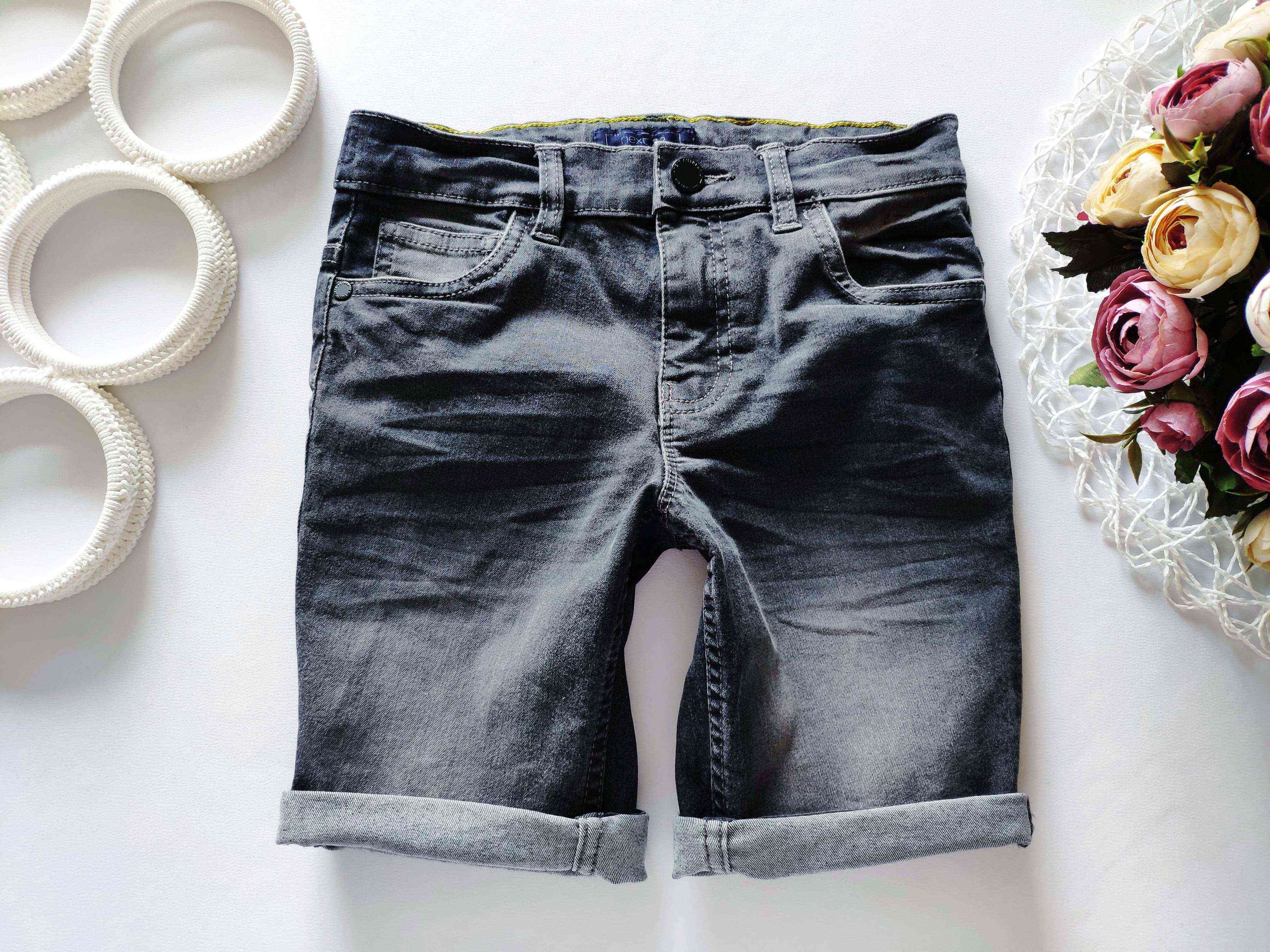 7 років, зріст 122 Стрейчові джинсові шорти