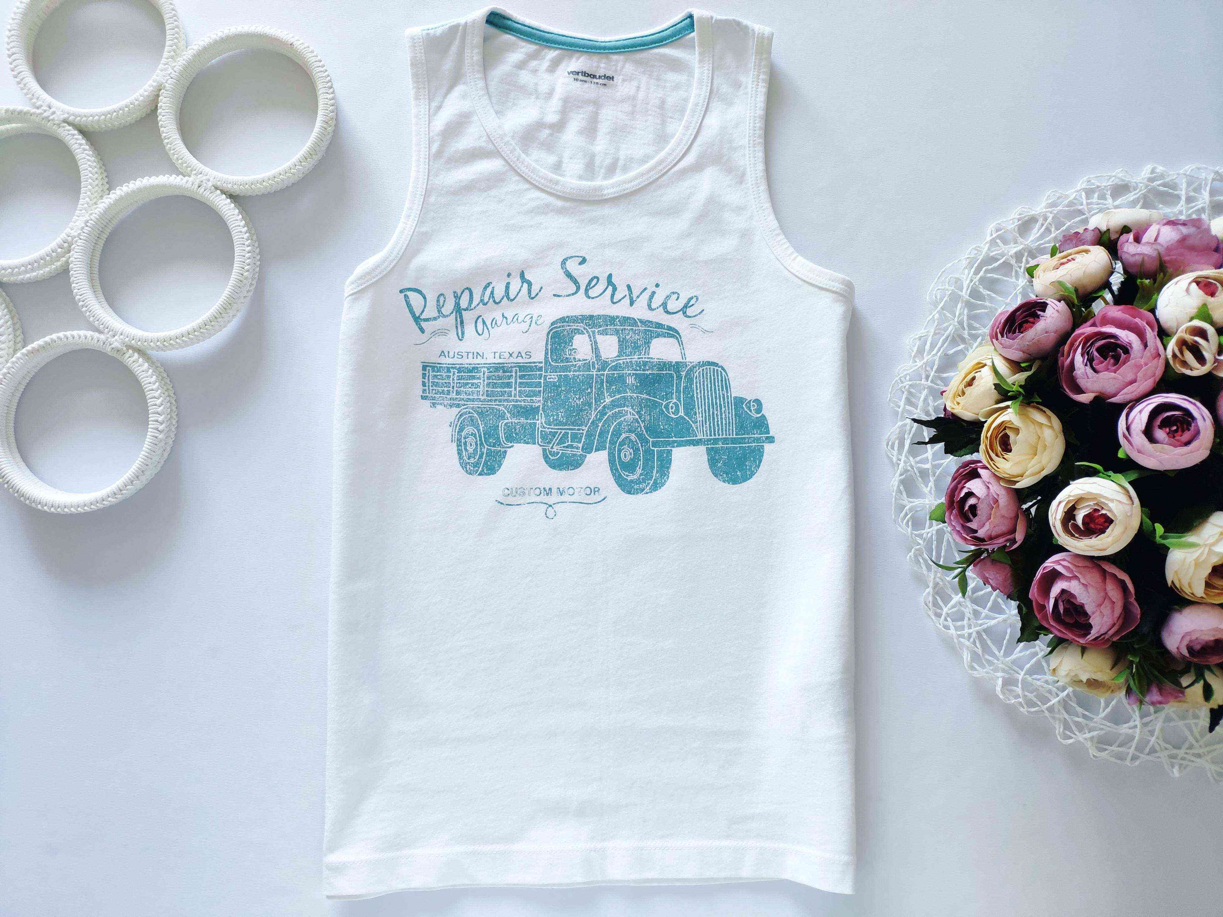 9,10 років, зріст 134,140 Майка з машиною