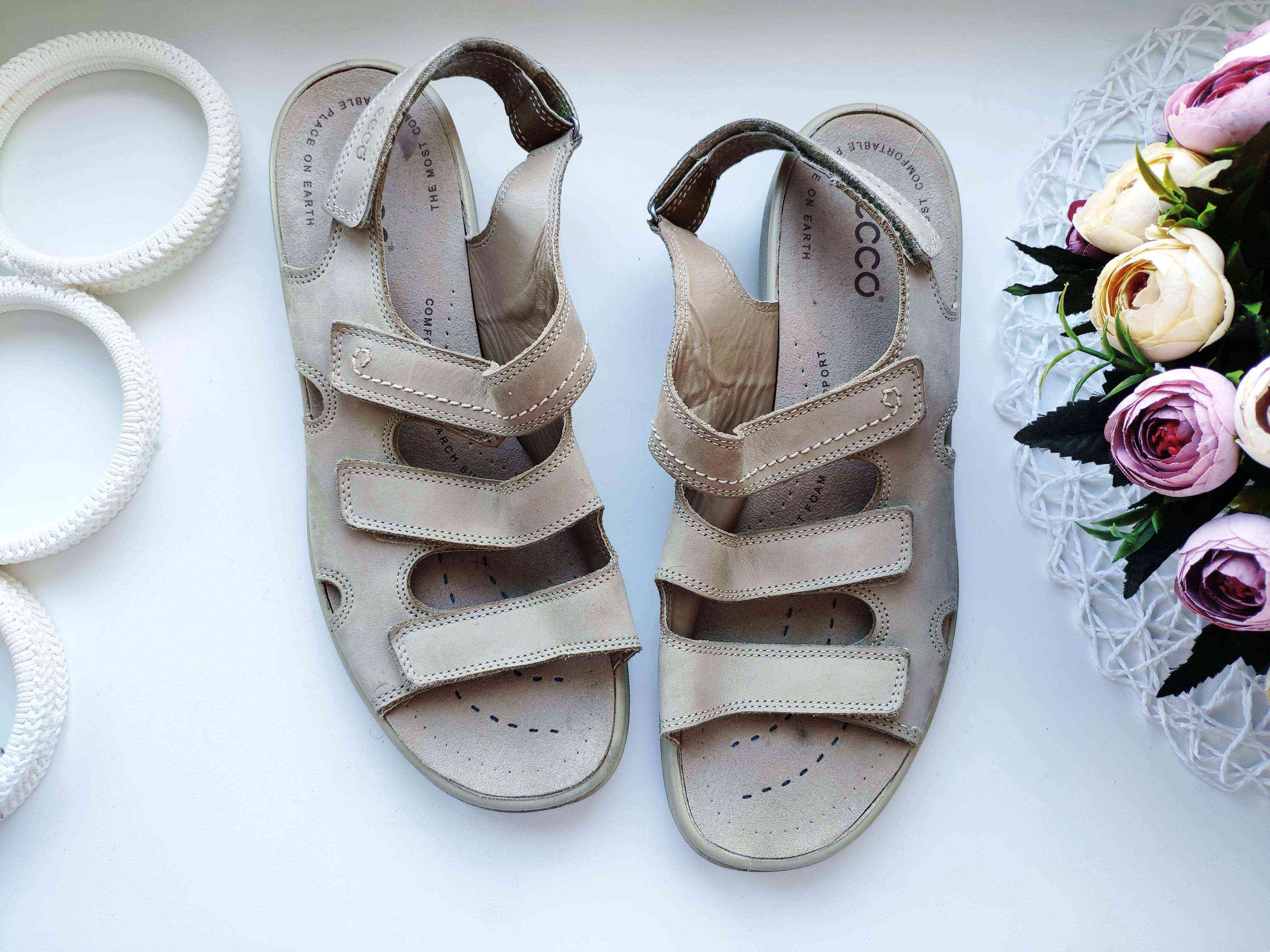 41-42 (27 см) Шкіряні босоніжки