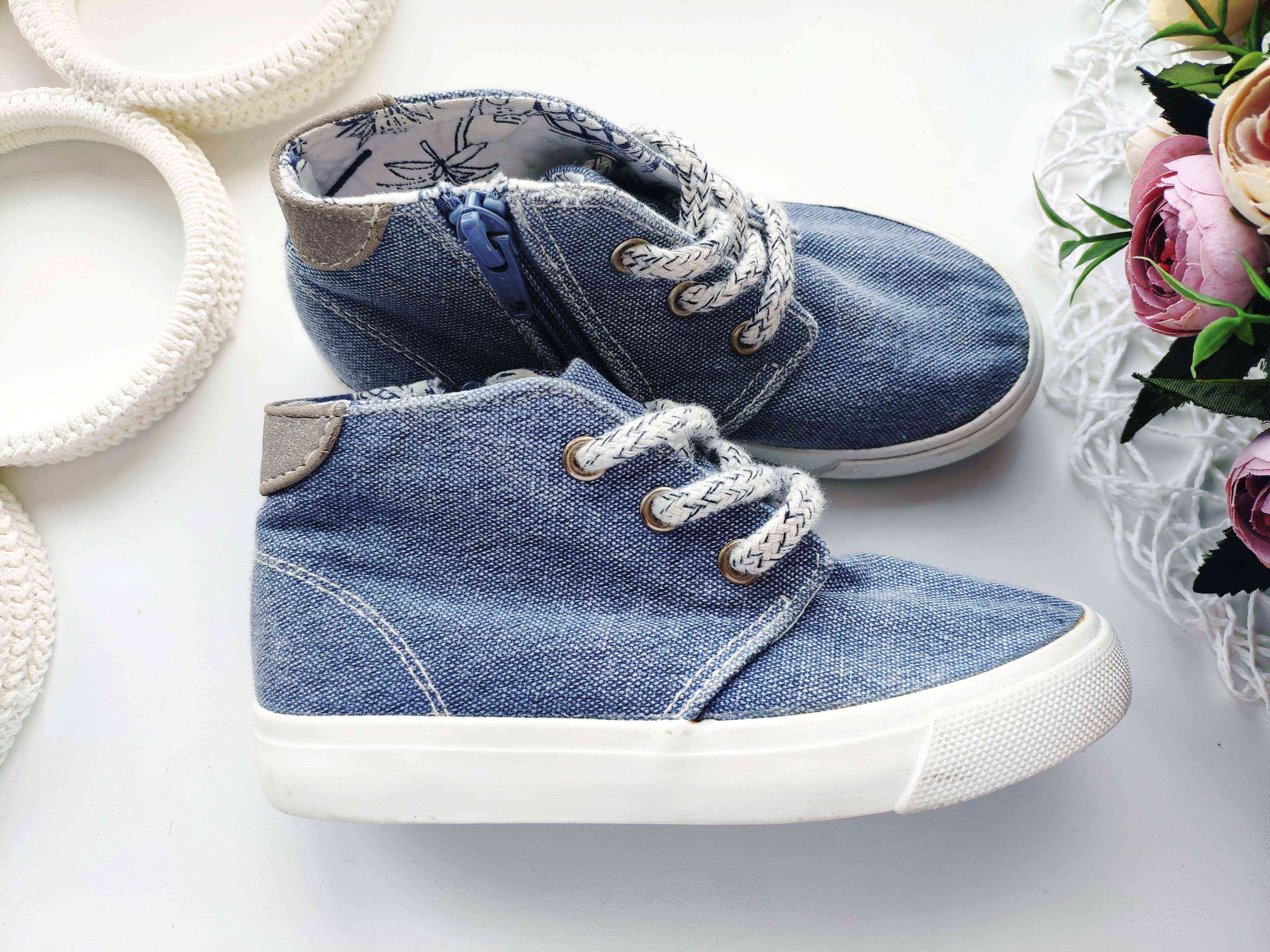 27 (17,5 см) Джинсовые хайтопы