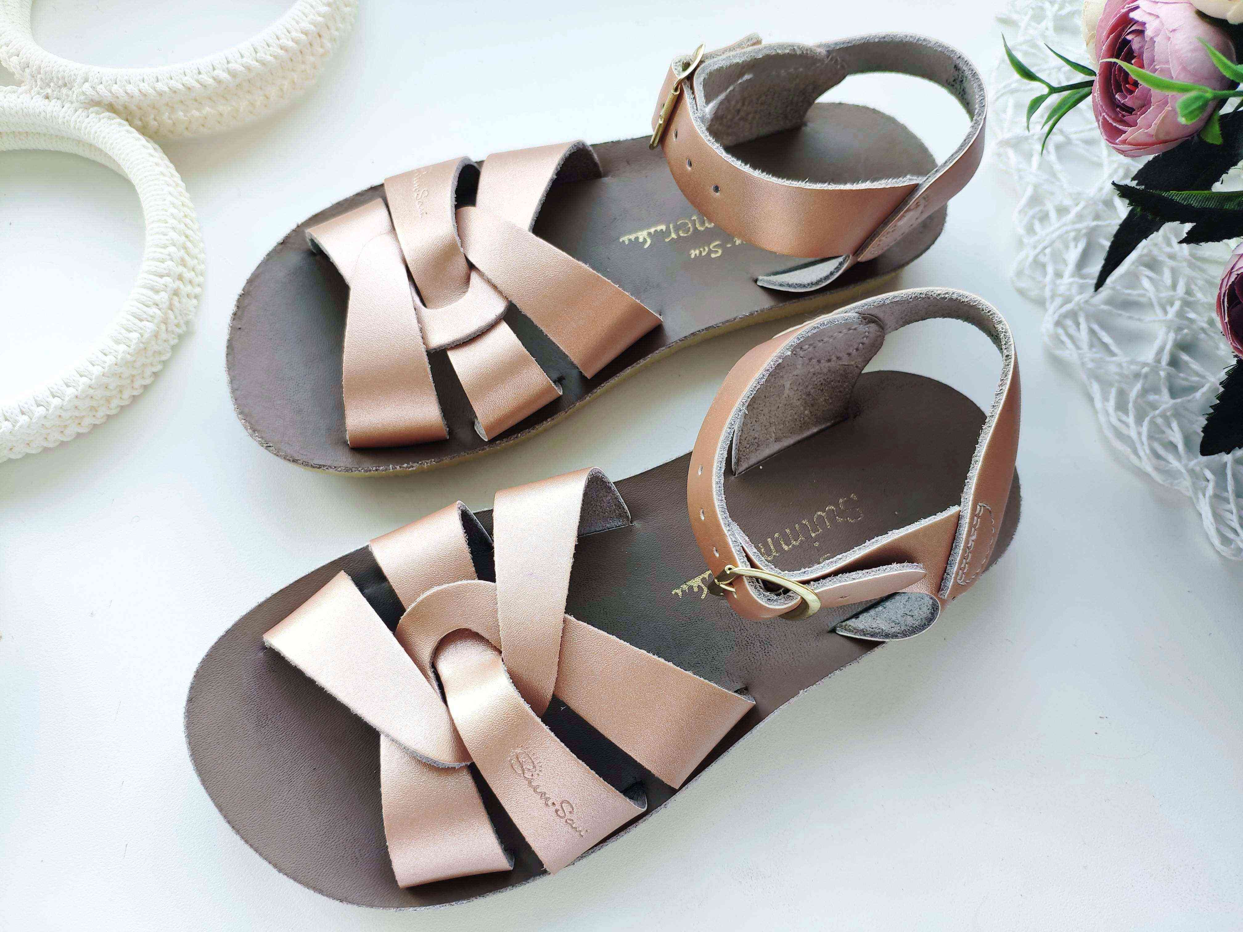 29 (19,5 см) Золотисті босоніжки