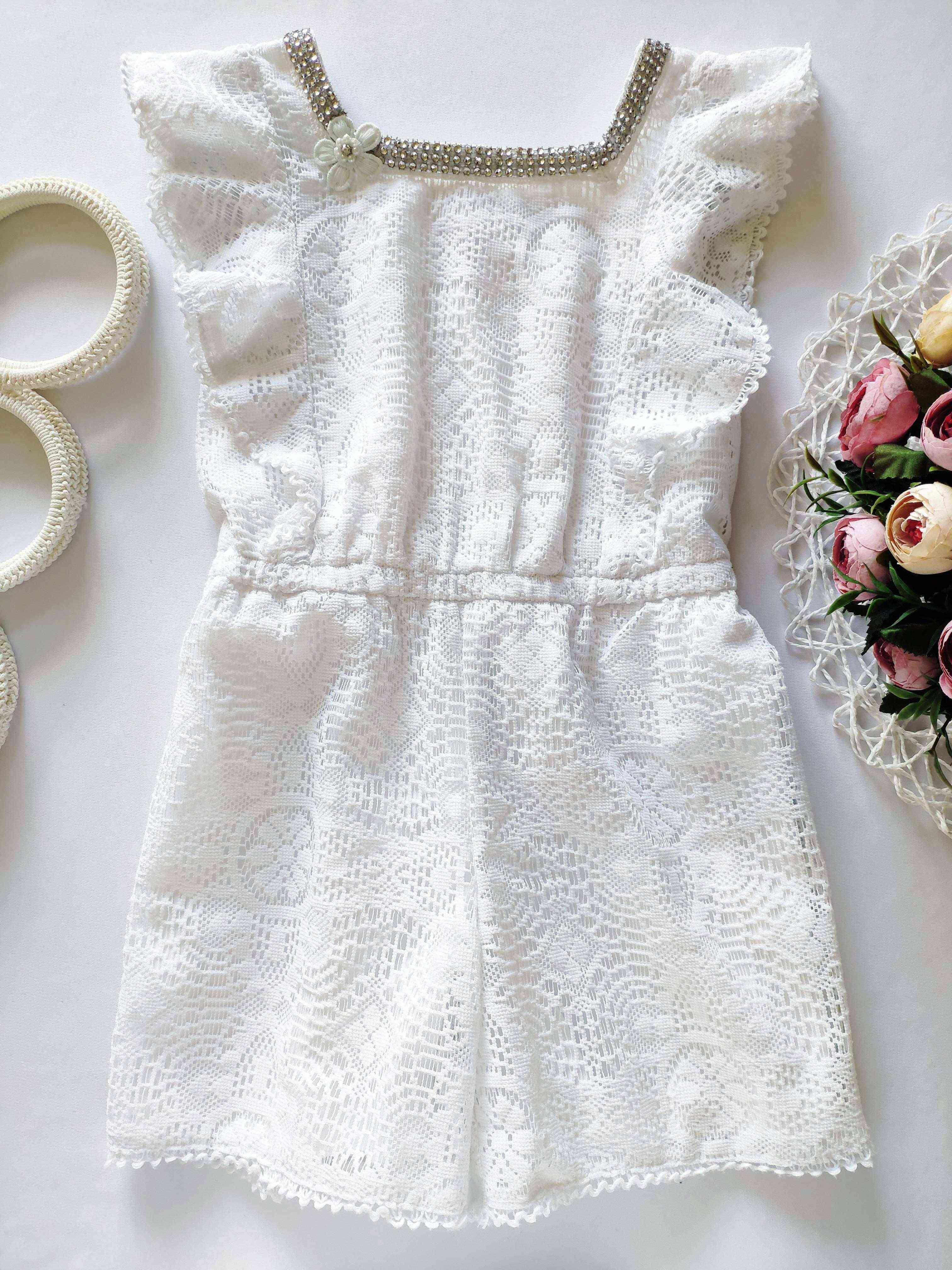 5,6 років, зріст 116 Ажурний ромпер