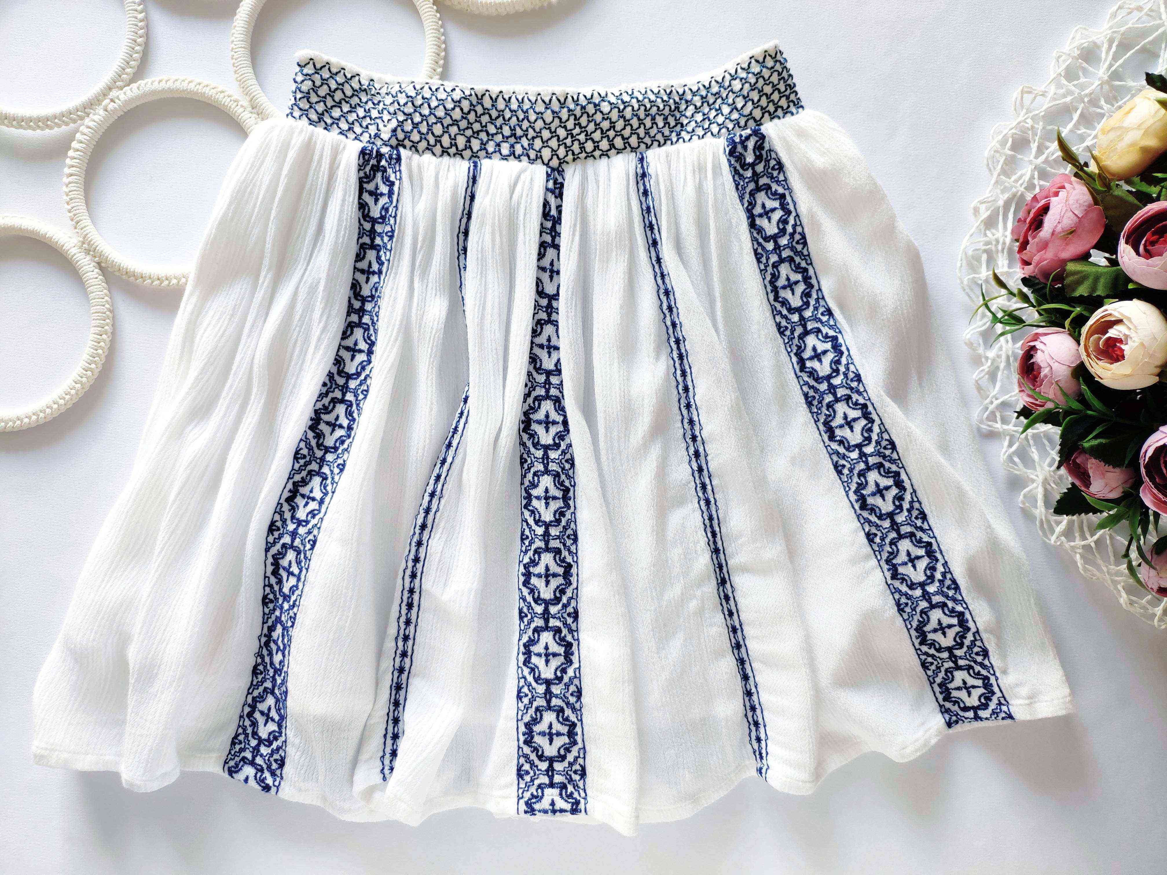 7,8 років, зріст 122,128 Спідниця з вишивкою