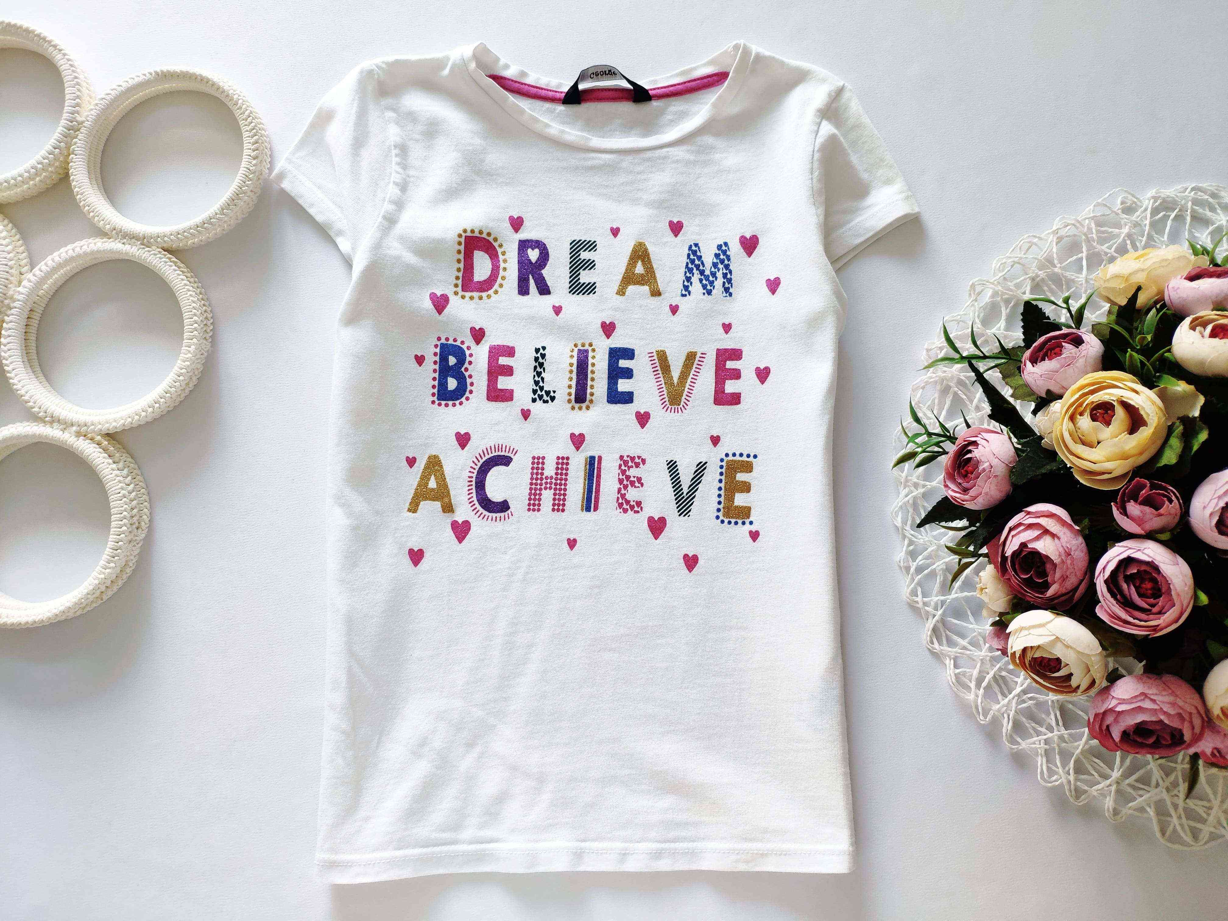 6,7 років, зріст 116,122 Фуболка для дівчинки