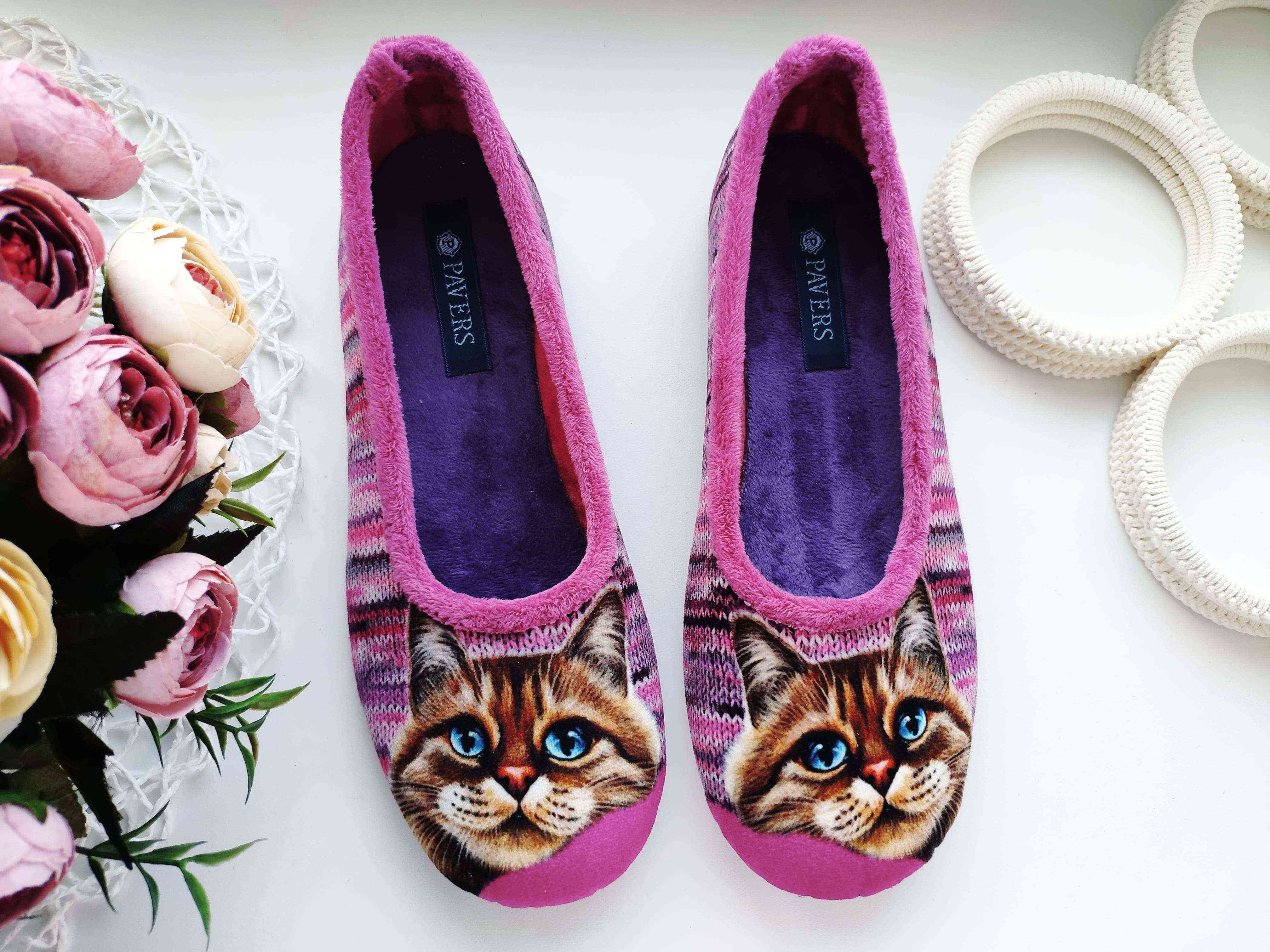 37 (24 см) Тапочки з кошенятами