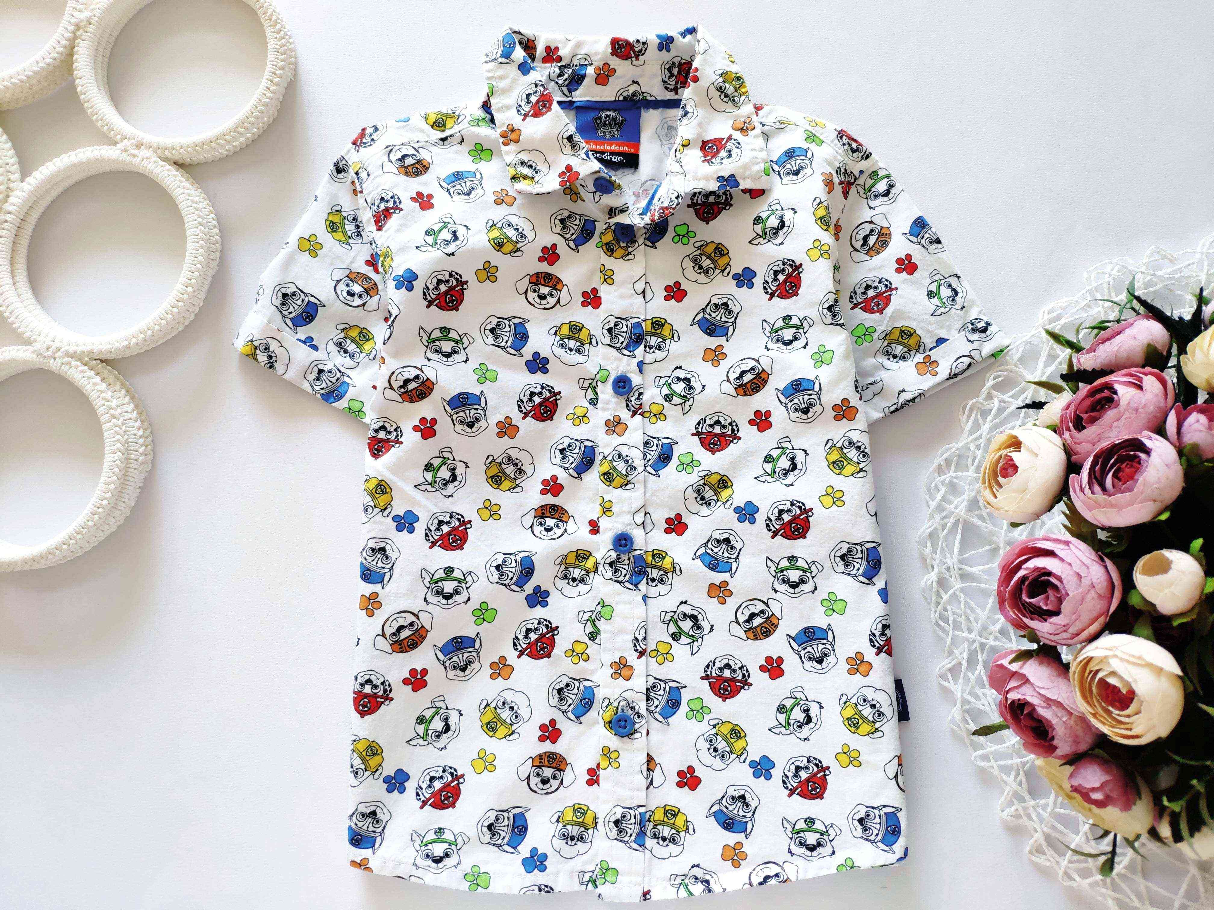 1,5\2 года, рост 86,92 Рубашка щенячий патруль