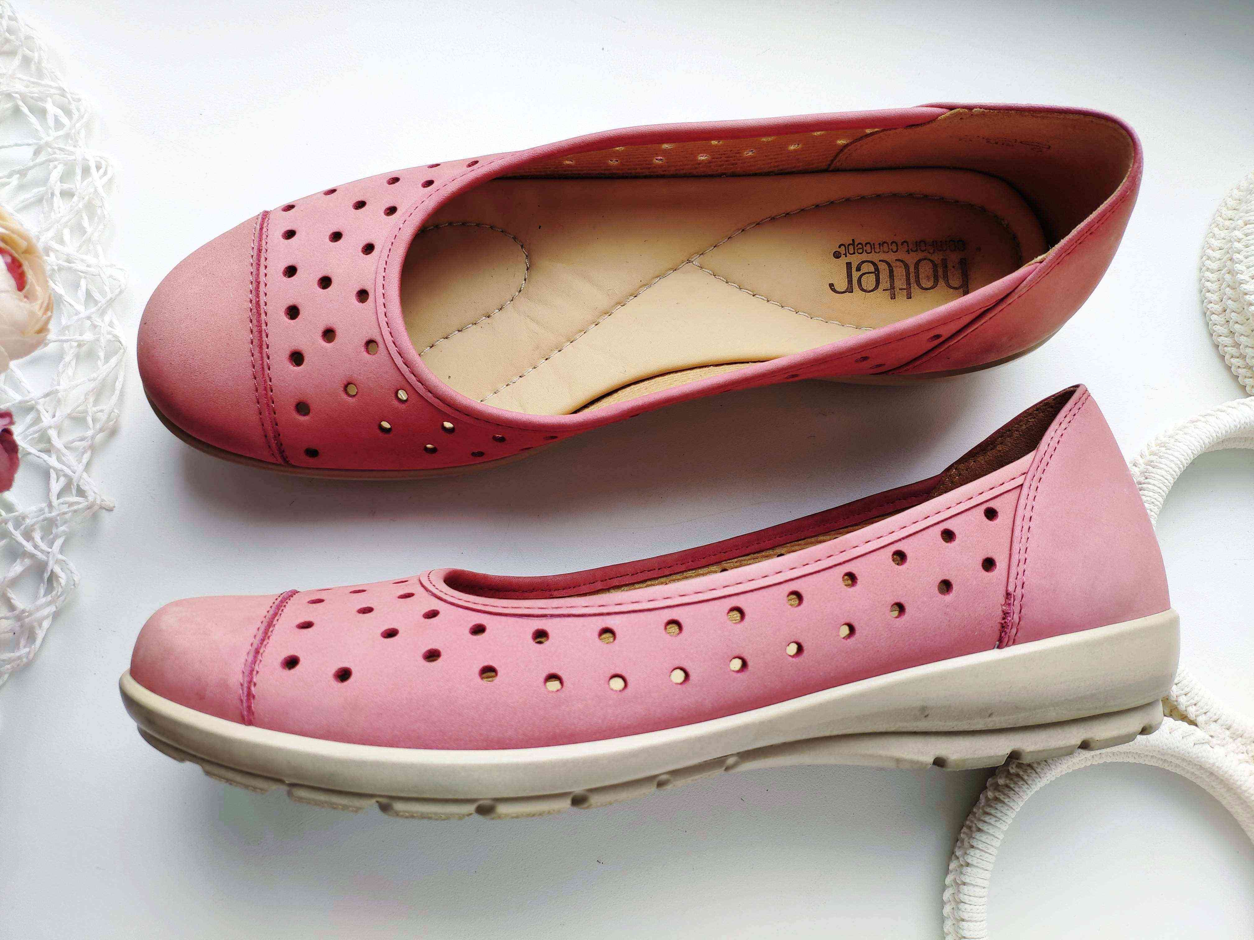 39 (25 см) Шкіряні балетки