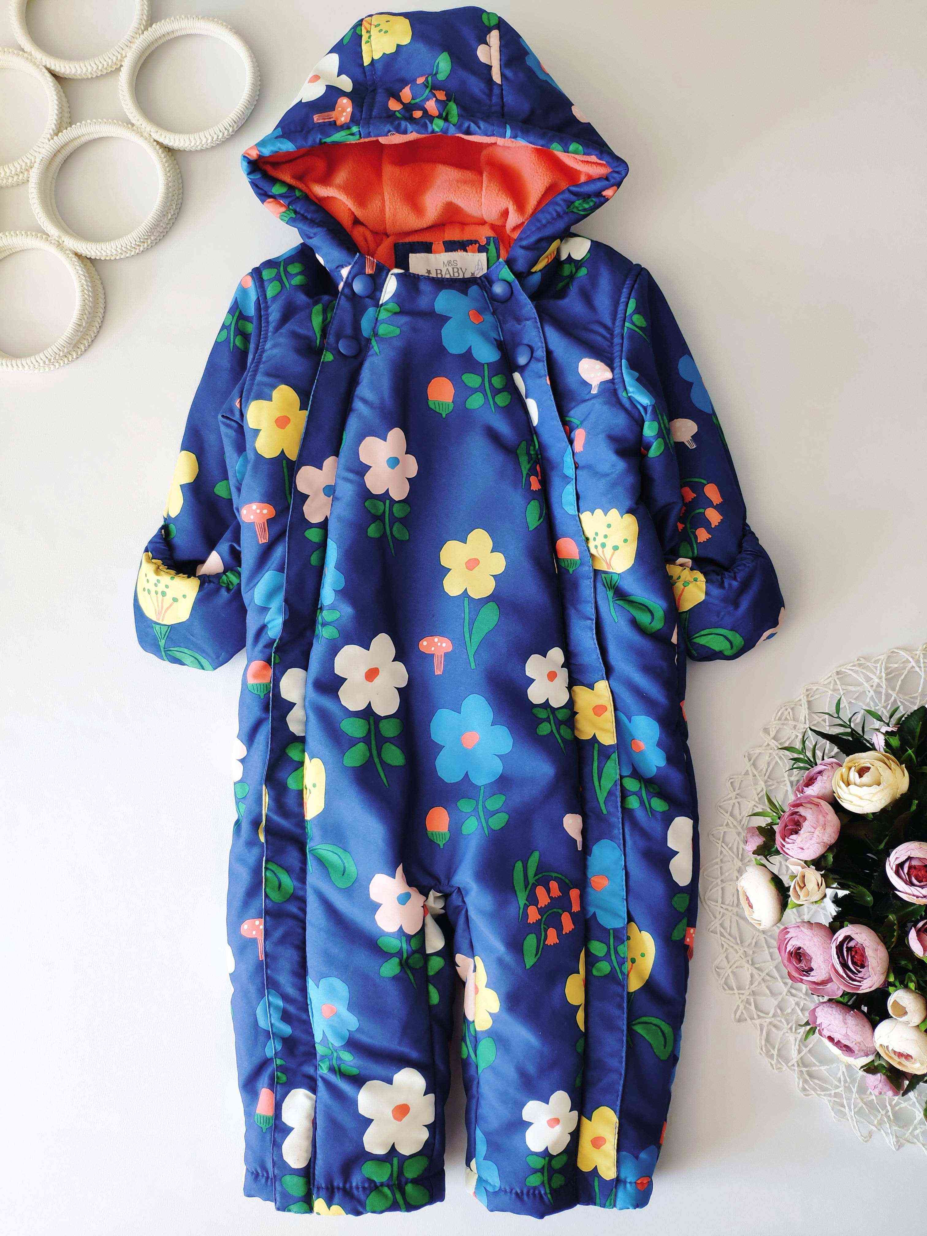 12\18 міс, зріст 83 Теплий комбінезон