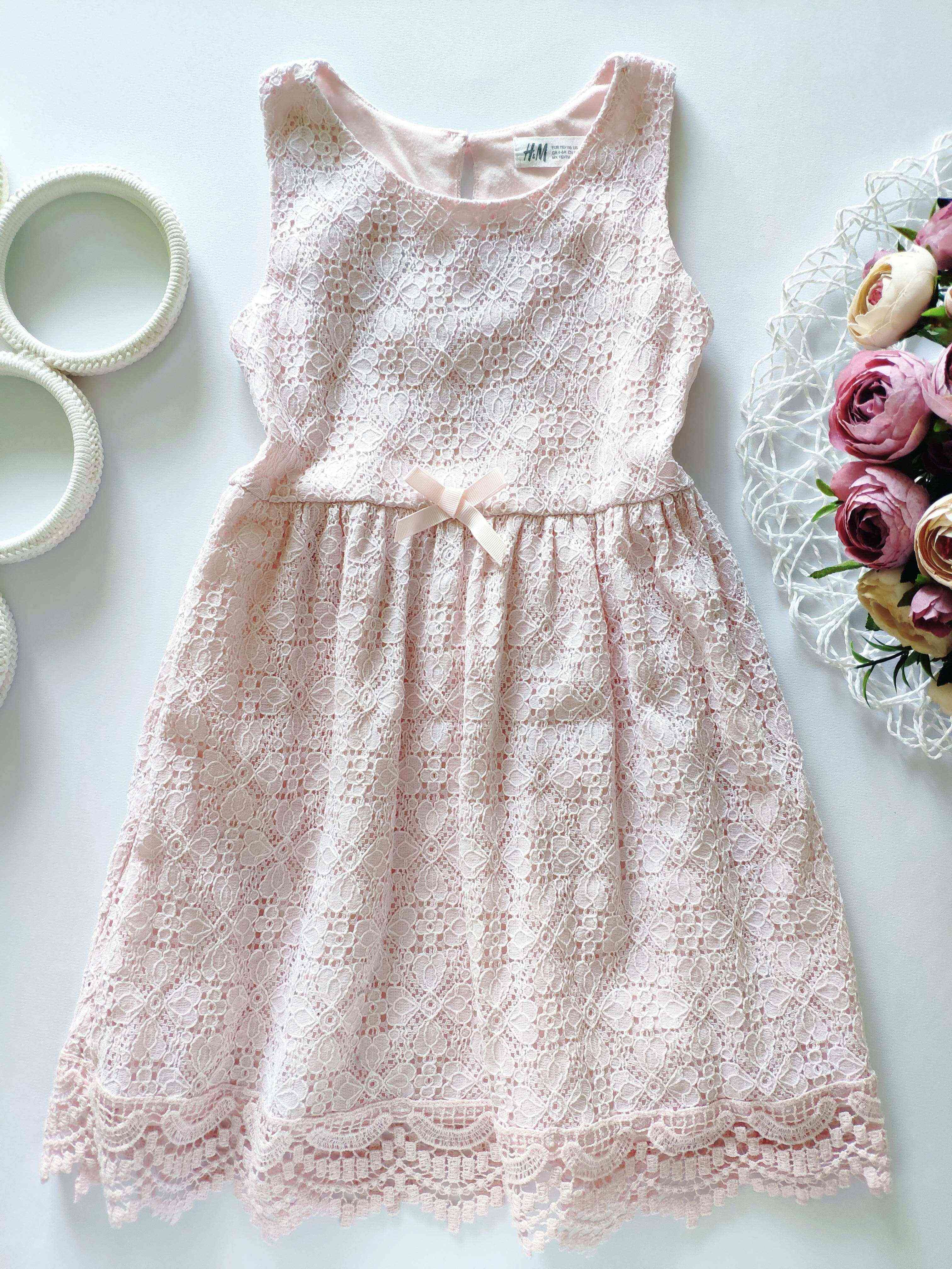 4-6 років, зріст 110\116 Ажурна сукня