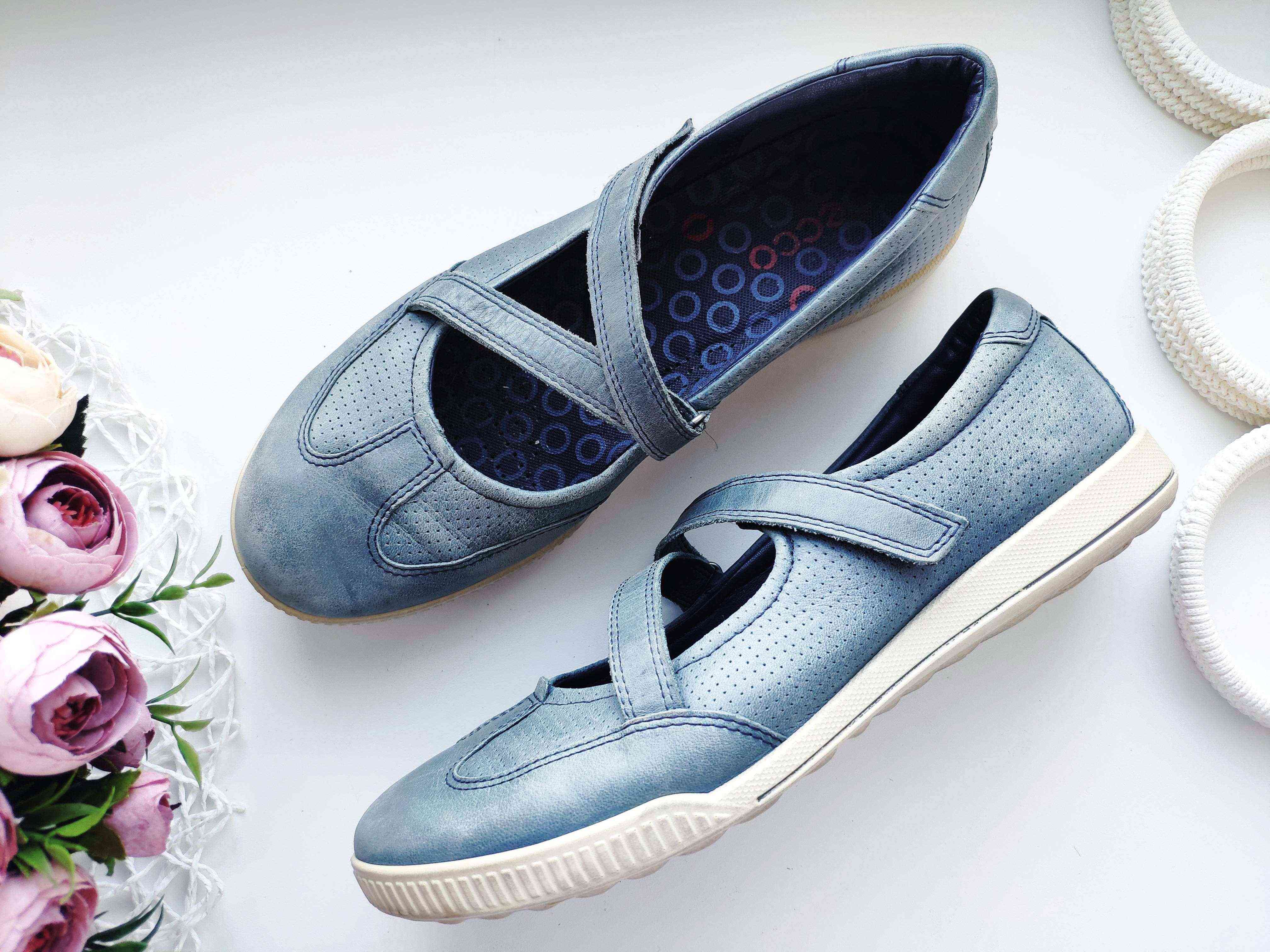 39 (25,5 см) Жіночі шкіряні туфлі