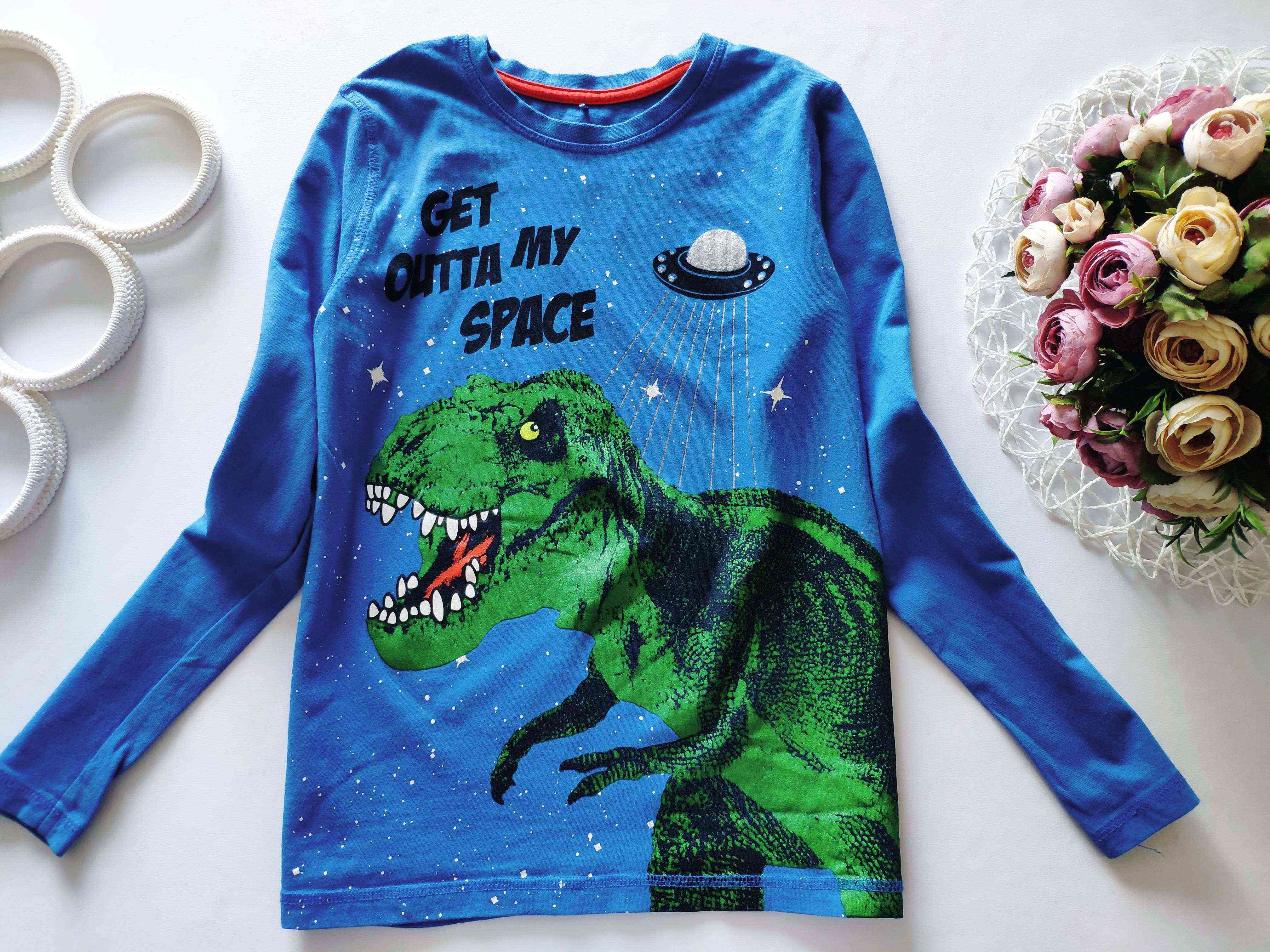 11,12 років, зріст 146,152 Лонгслів з динозавром