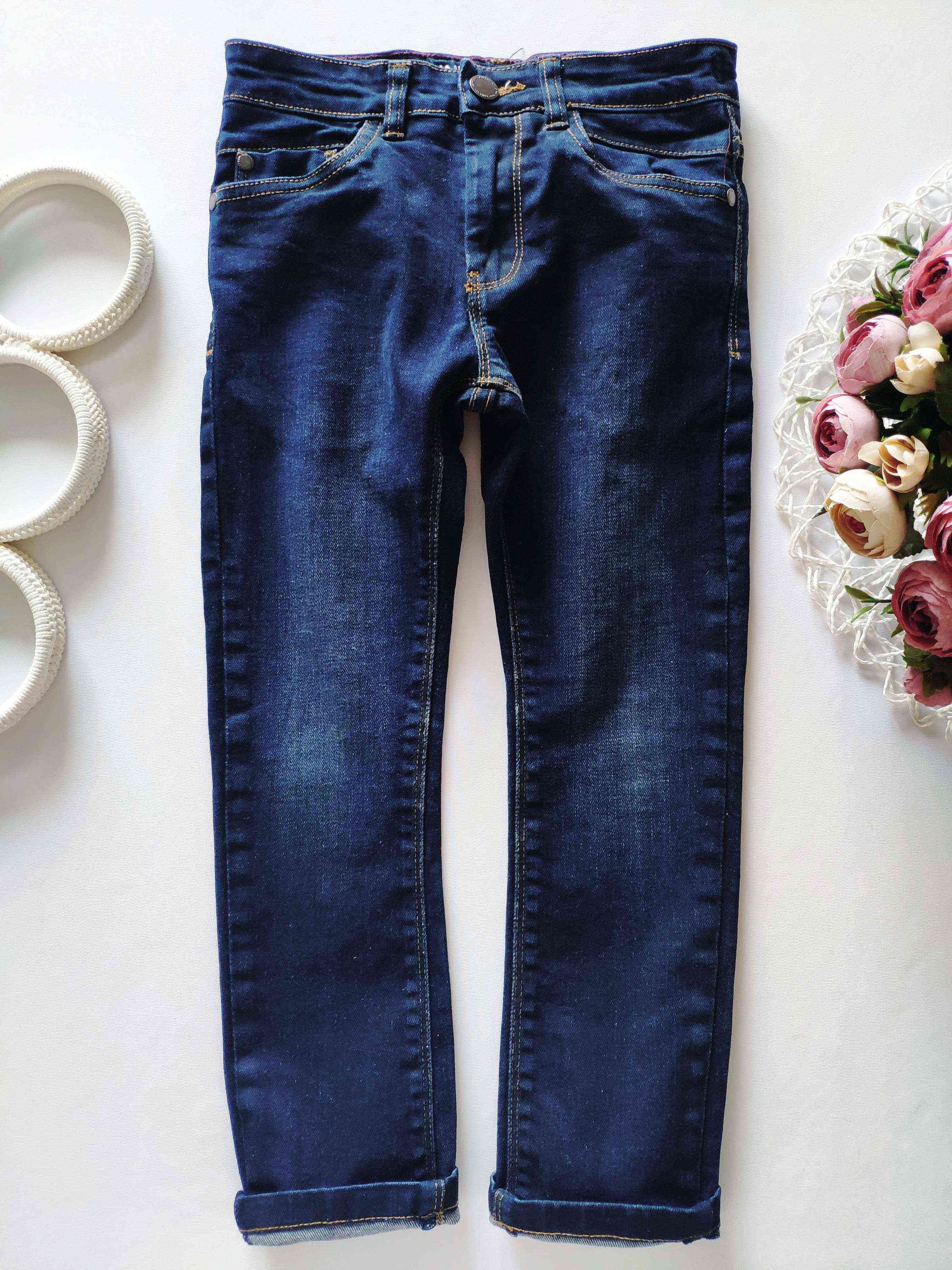 6 років, зріст 116 Стрейчові джинсі скінні для хлопчика