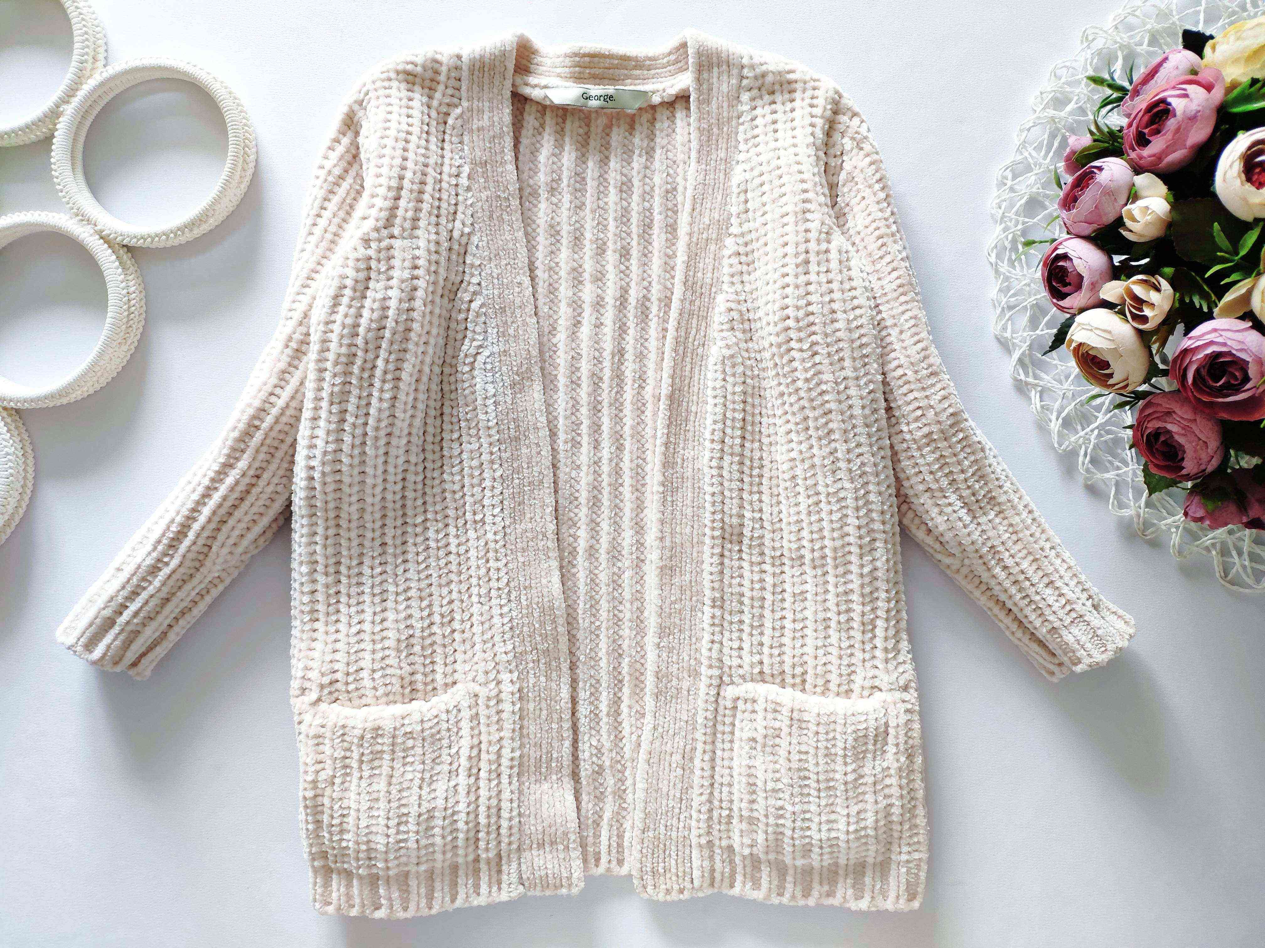 3,4 роки, зріст 98,104 Пудровий кардиган