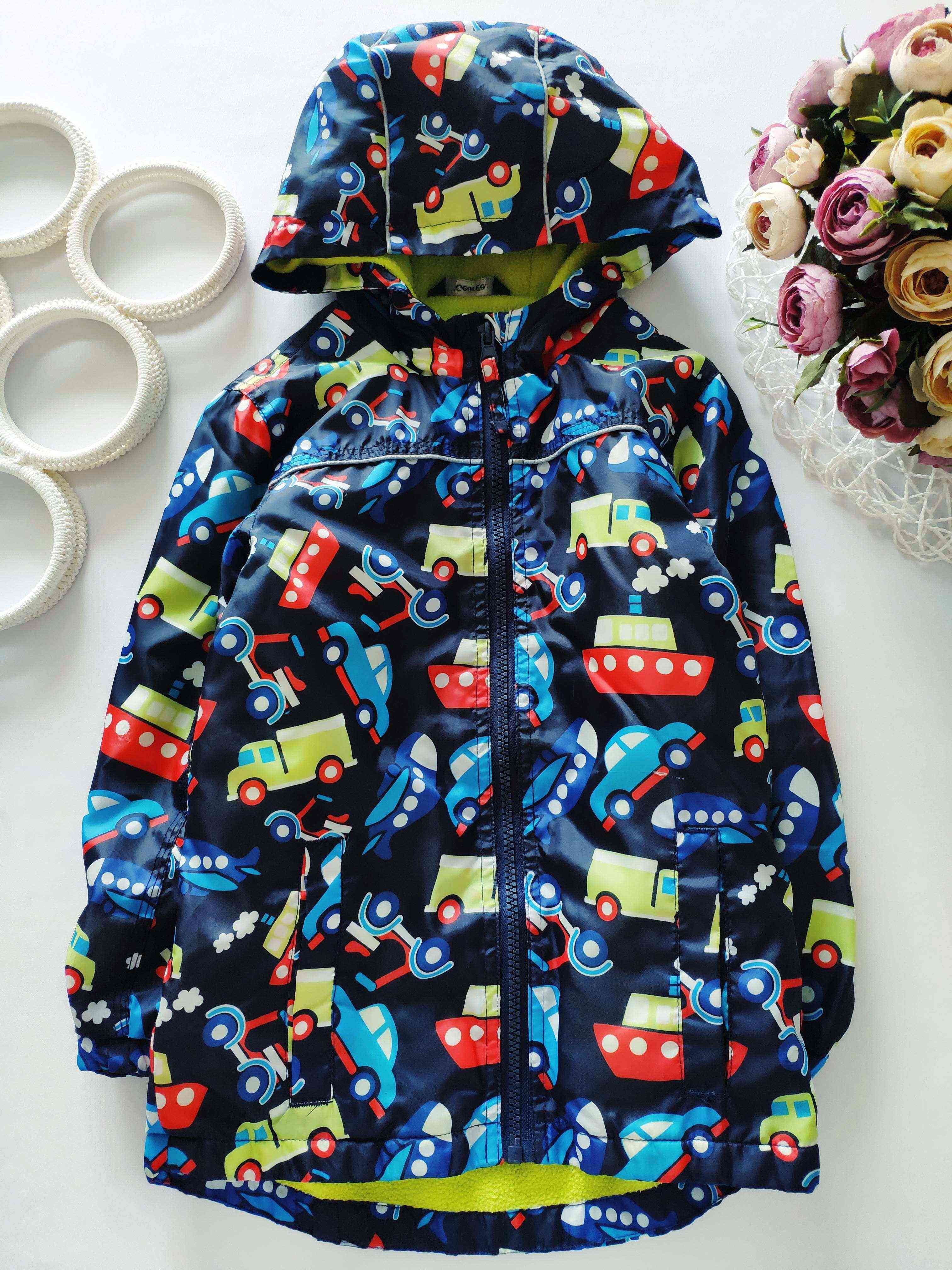 4,5 лет, рост 104,110 Ветровка на флисе