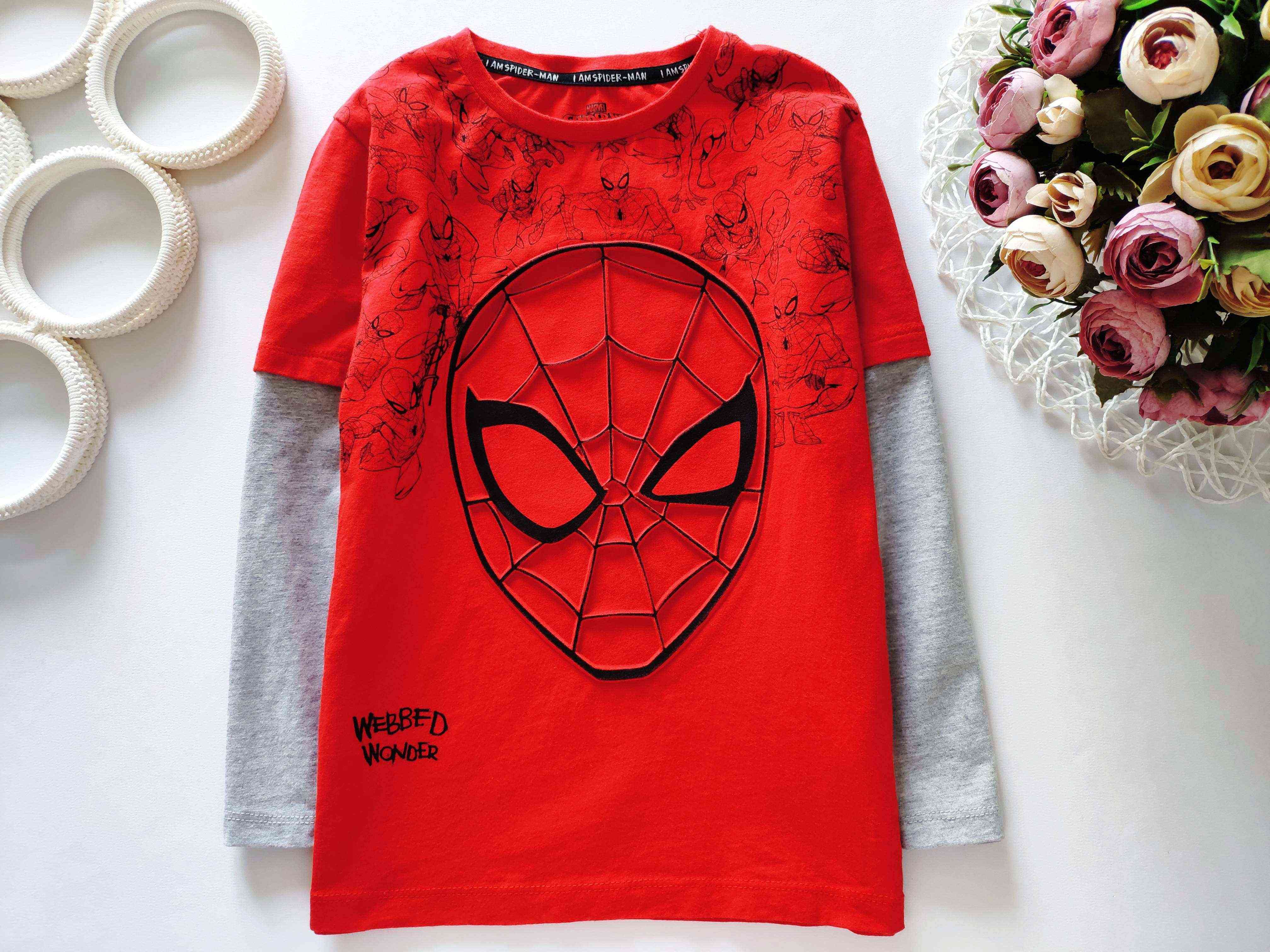 6,7 років, зріст 122 Лонгслів людина павук