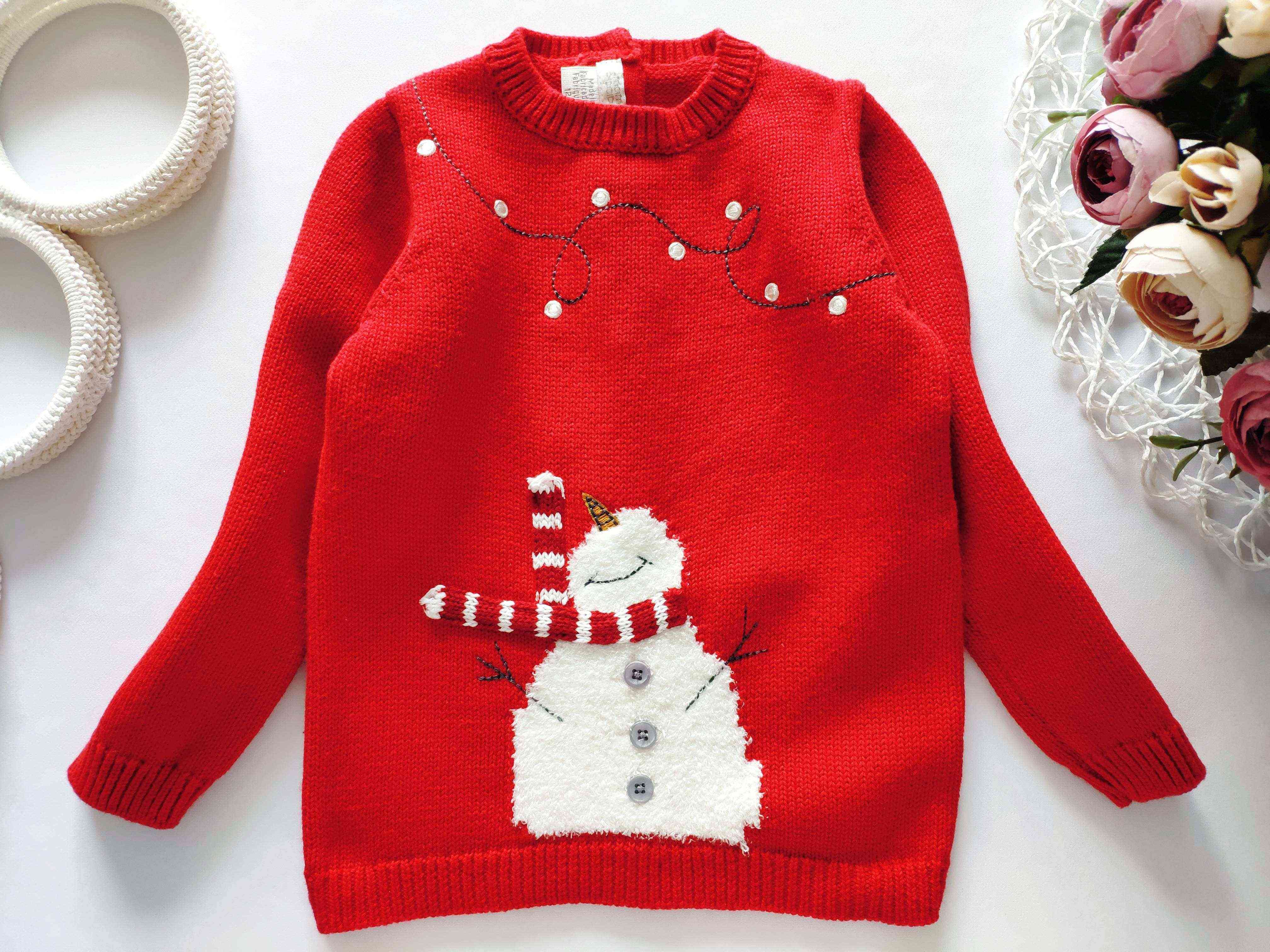 12\18 міс, зріст 86 Котоновий светр