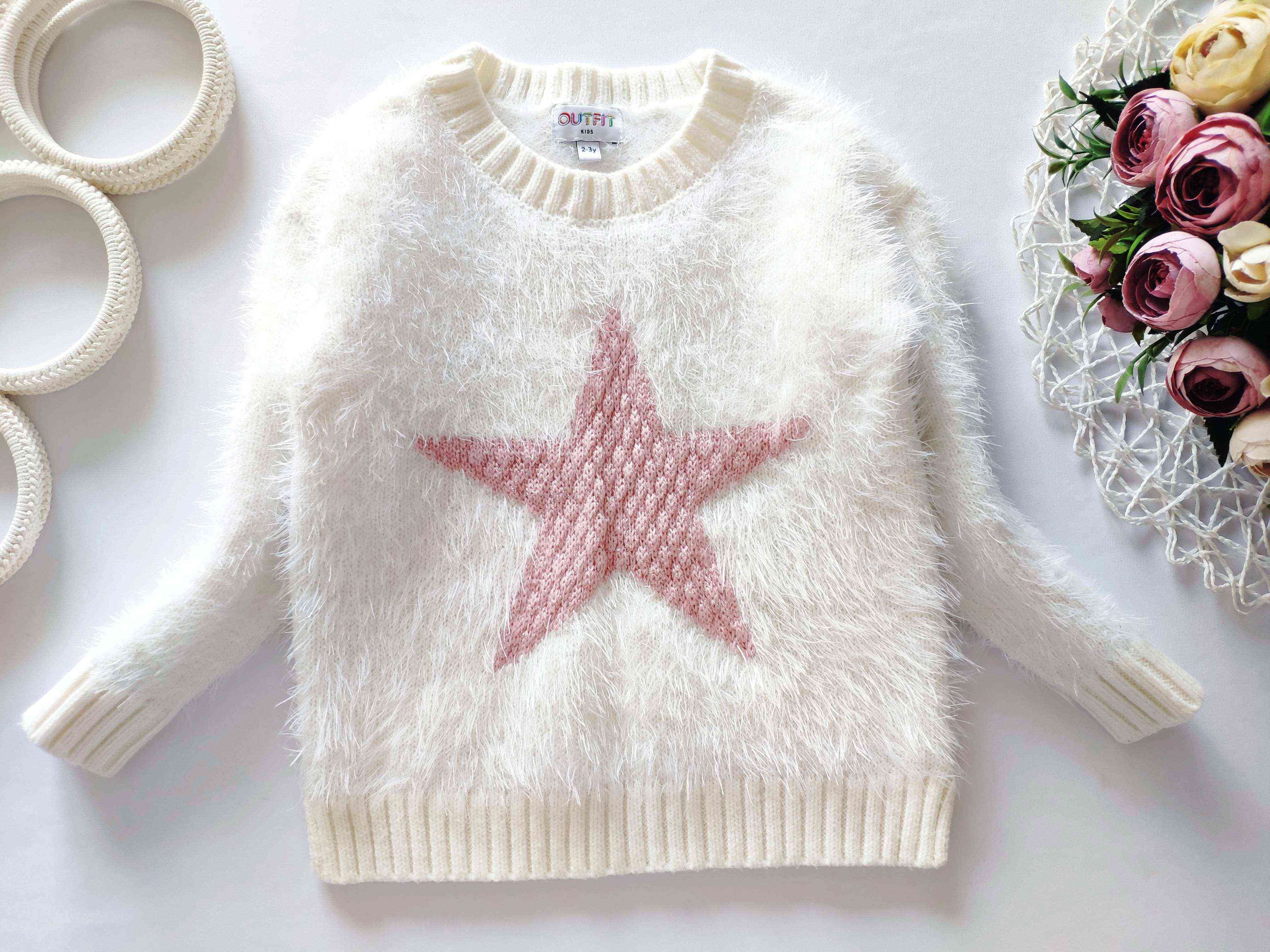 2,3 роки, зріст 92,98 Светр з зіркою