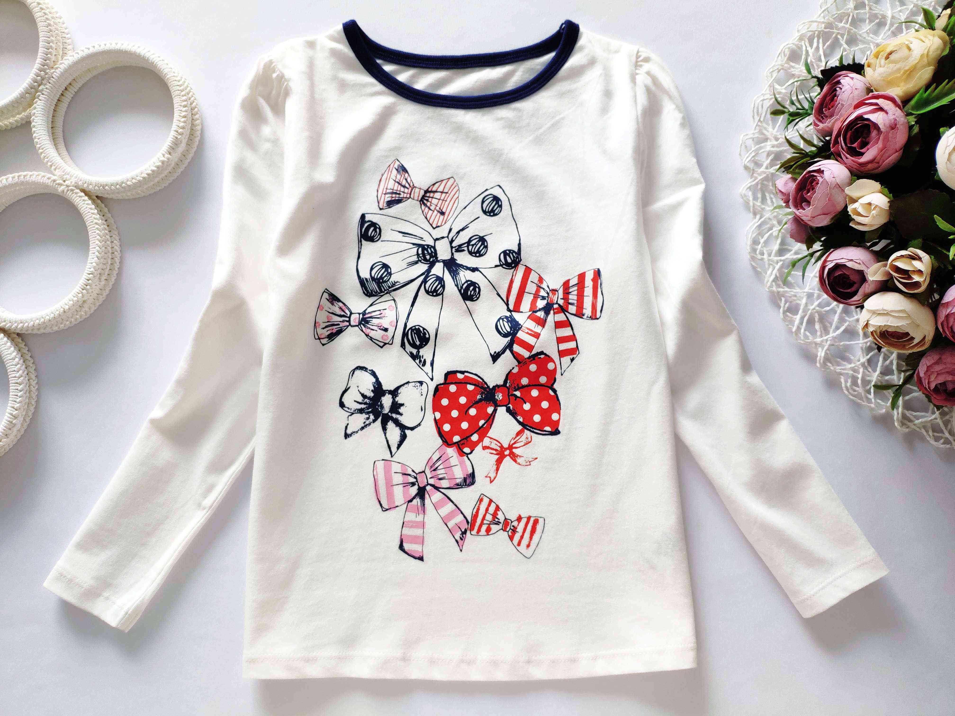 5,6 років, зріст 110,116 Новий лонгслів для дівчинки