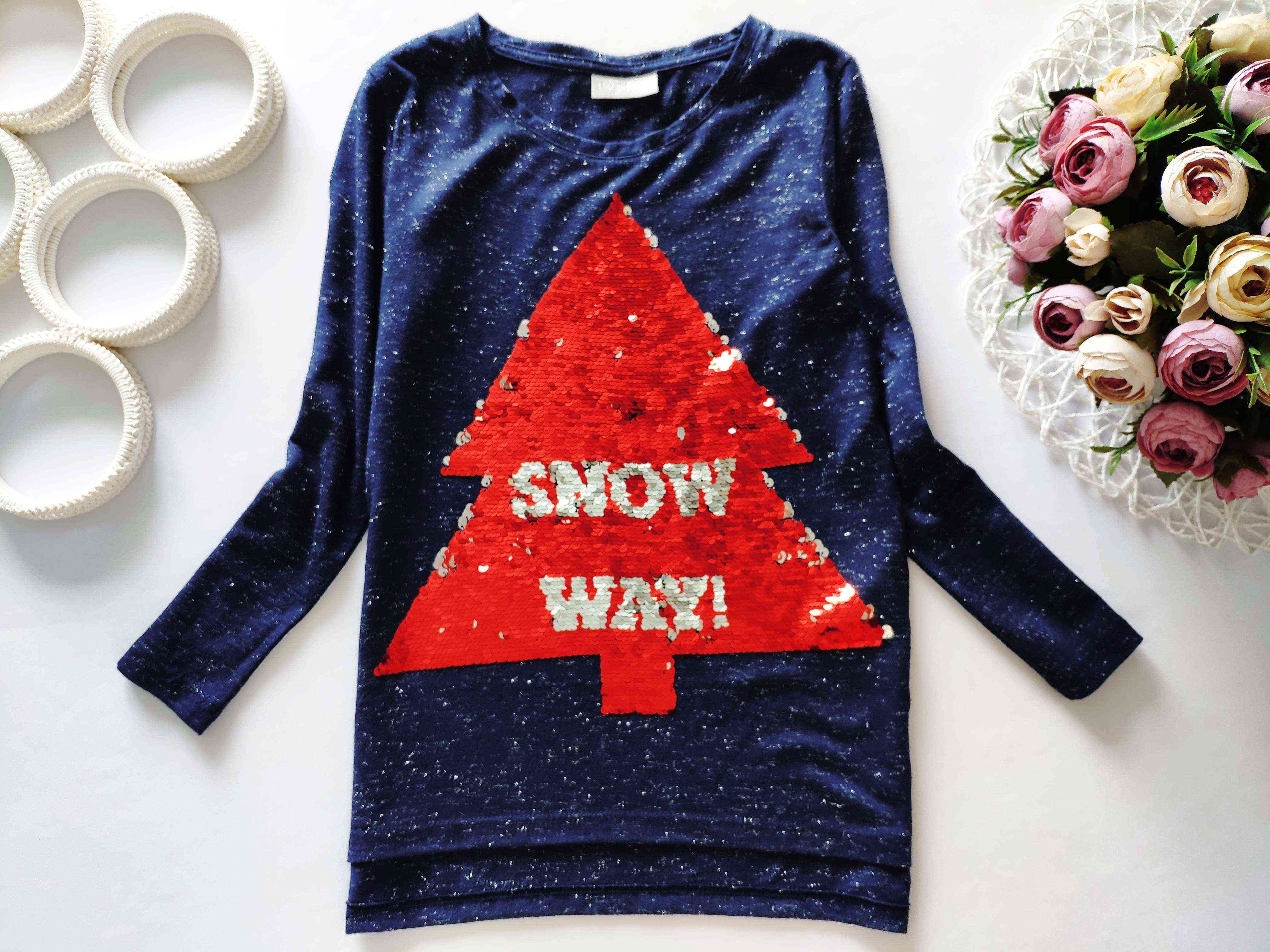 7 років, зріст 122 Лонгслів з паєтками