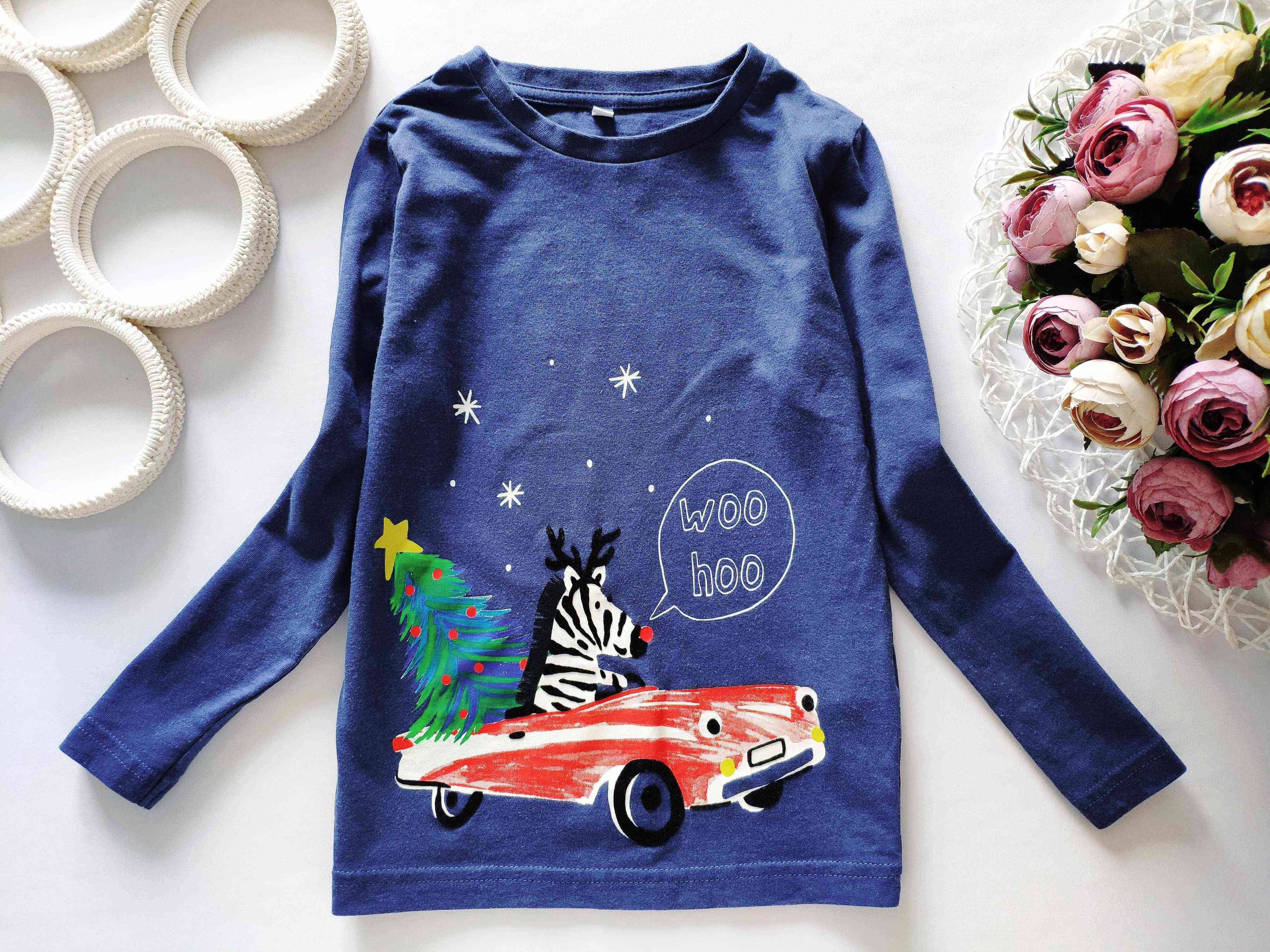 3,4 роки, зріст 104 Дитячий лонгслів