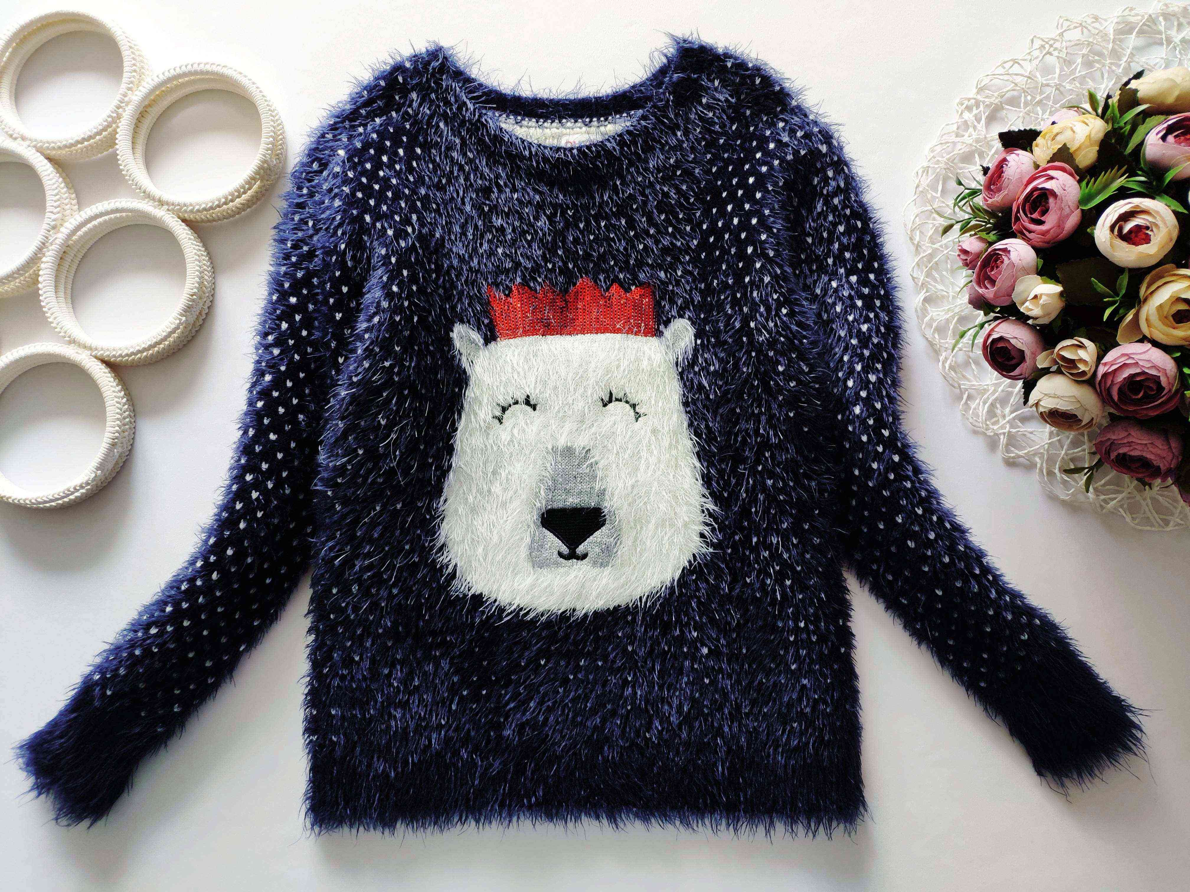 7,8 років, зріст 122,128 Светр травка з паєтками