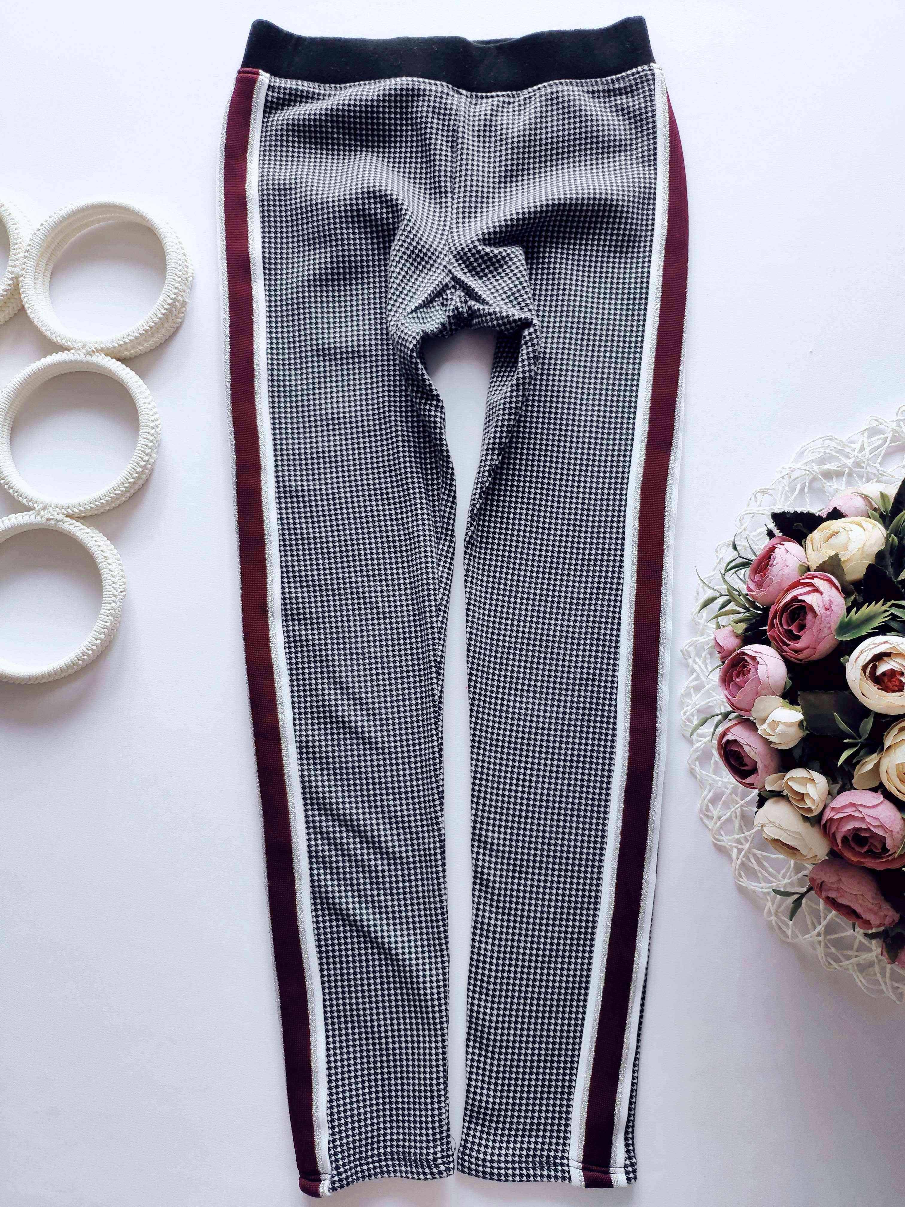 9,10 років, зріст 140 Теплі штани з лампасами