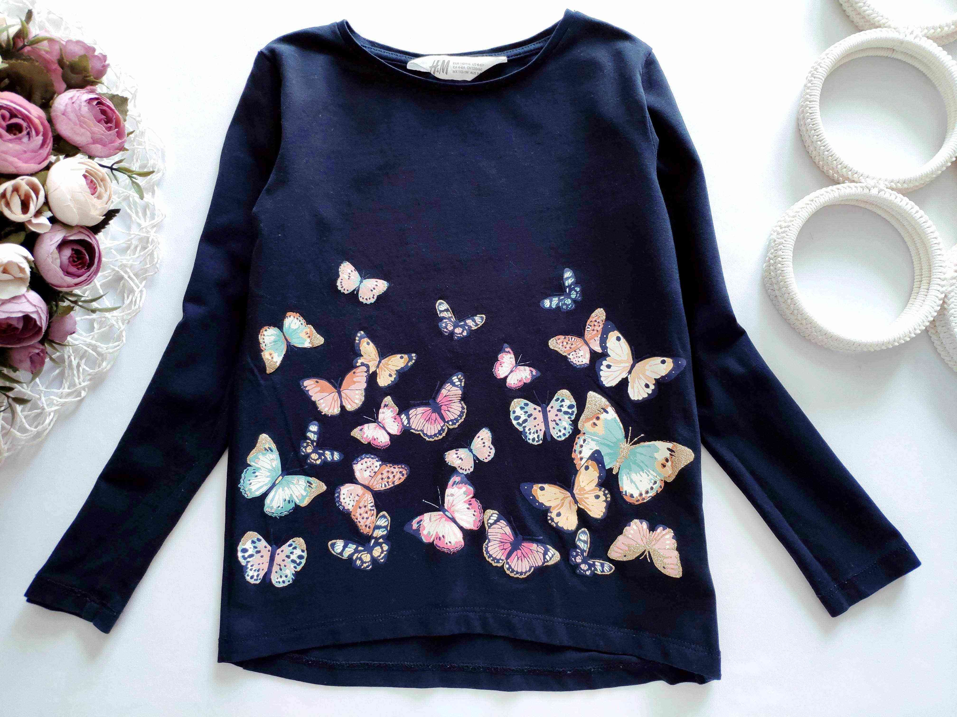 4,6 років, зріст 110,116 Лонгслів для дівчинки