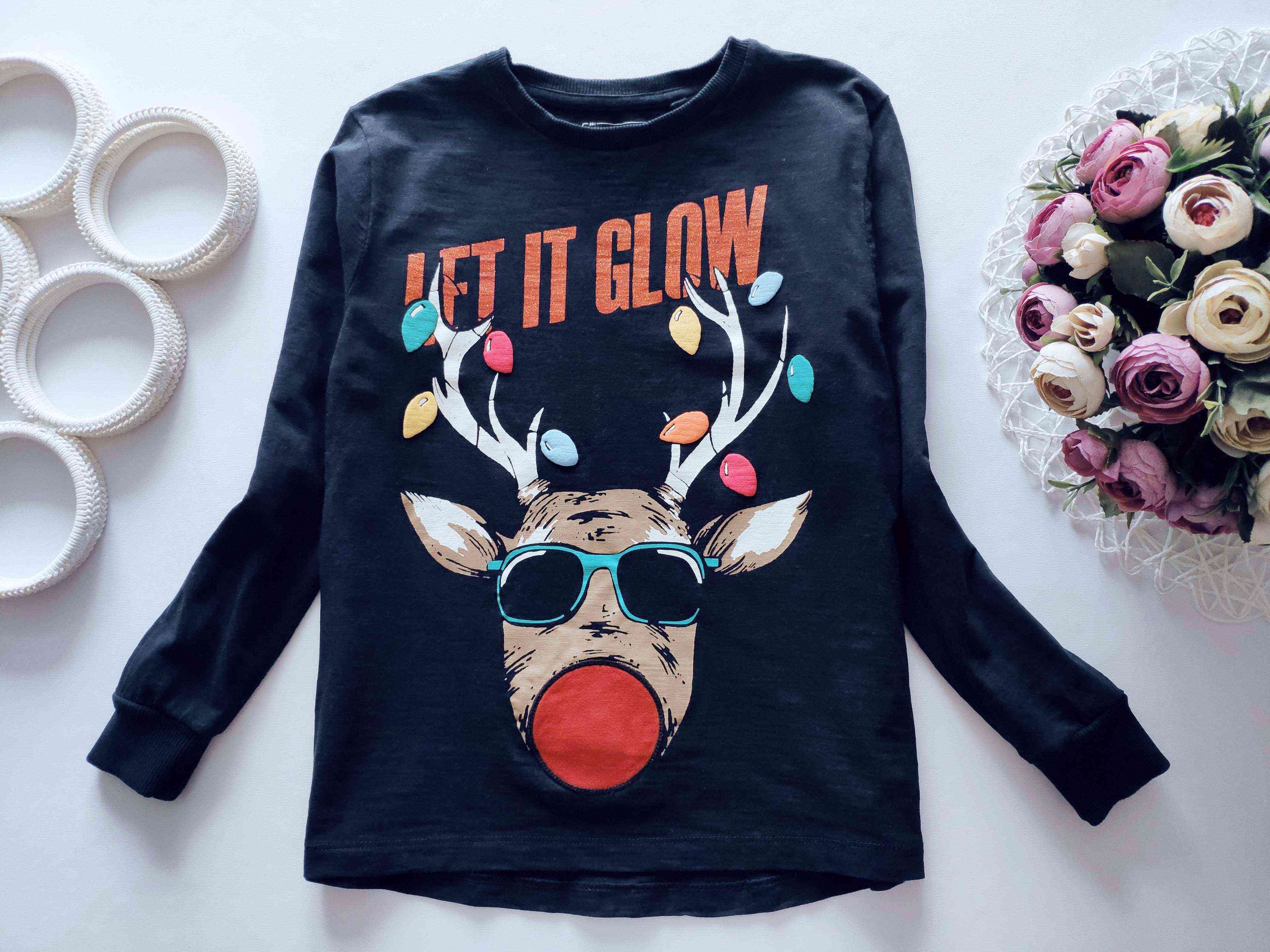 7 років, зріст 122 Лонгслів з мигалкою