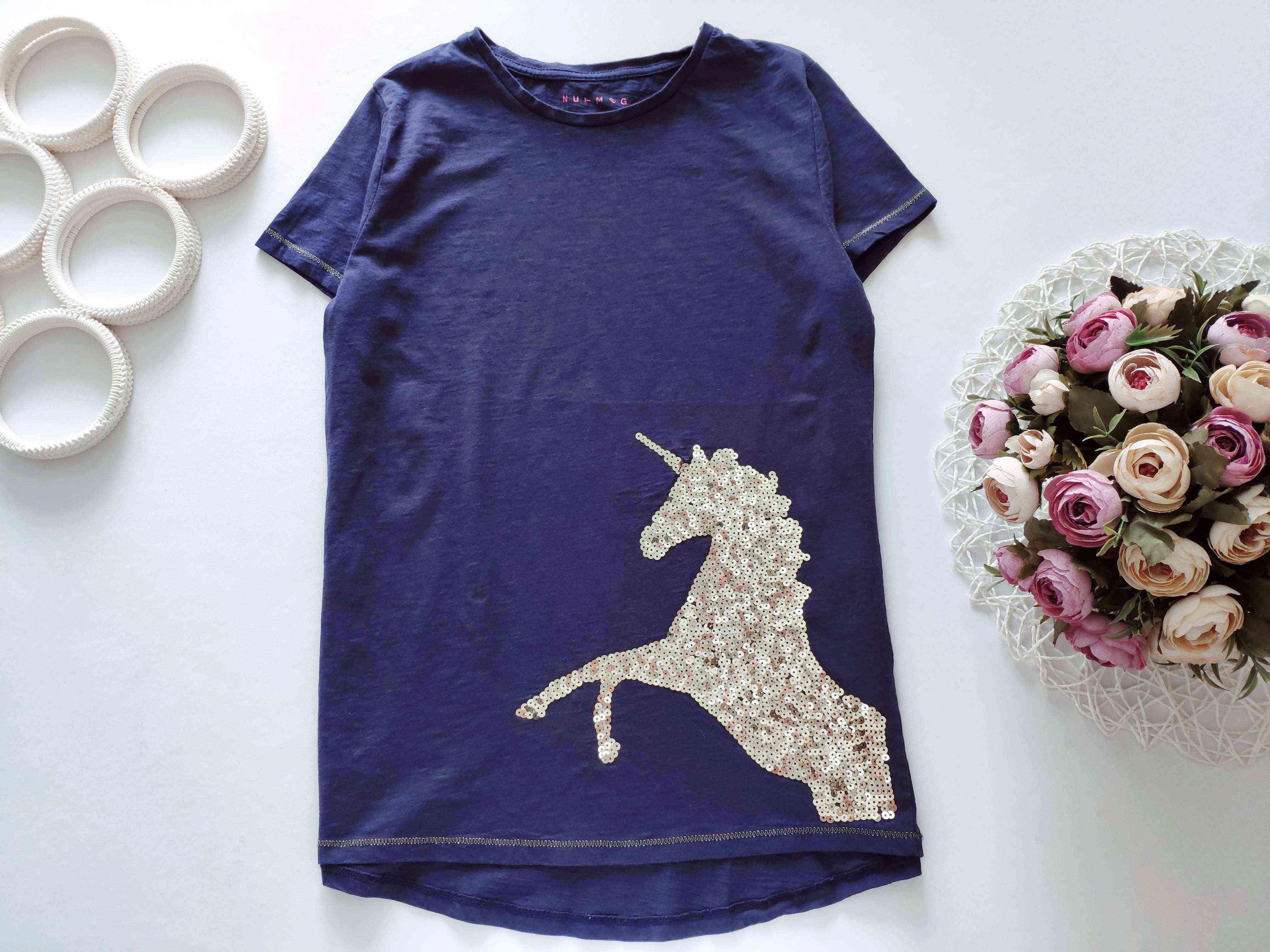 13,14 років, зріст 152,158 Футболка з єдинорогом