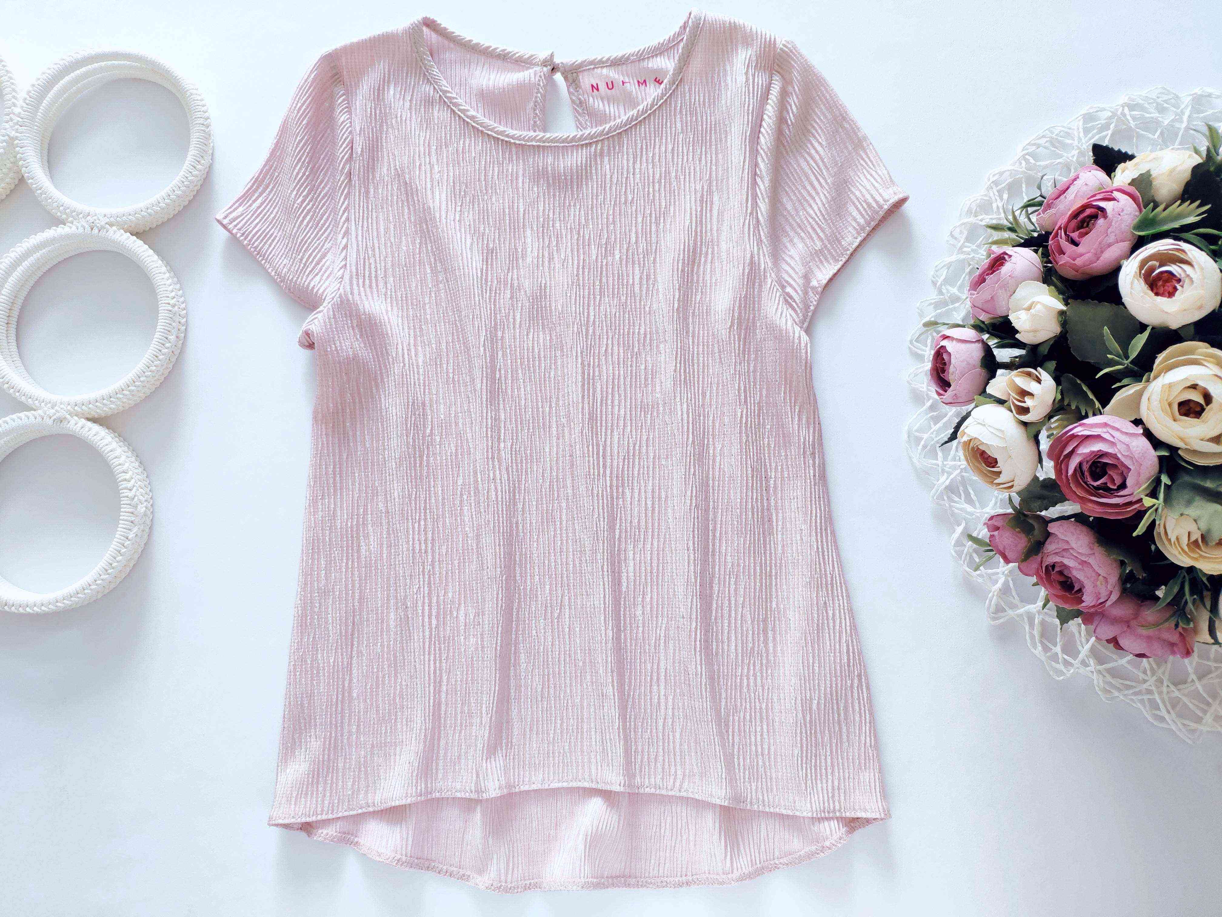 8,9 років, зріст 128,134 Пудрова блузка