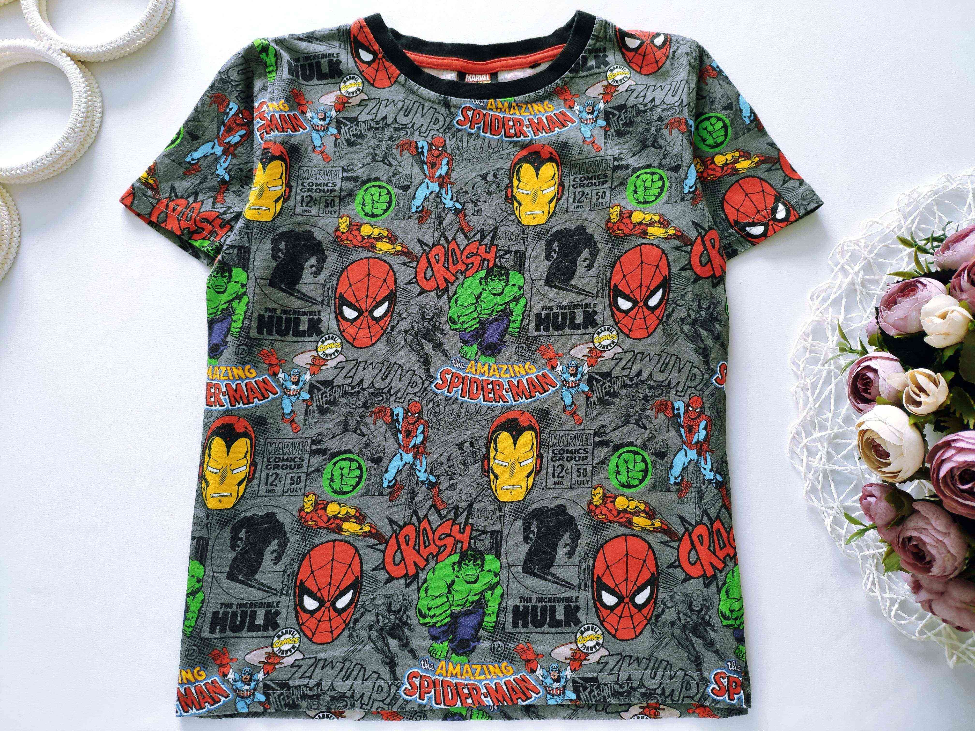 7,8 років, зріст 122,128 Футболка spiderman