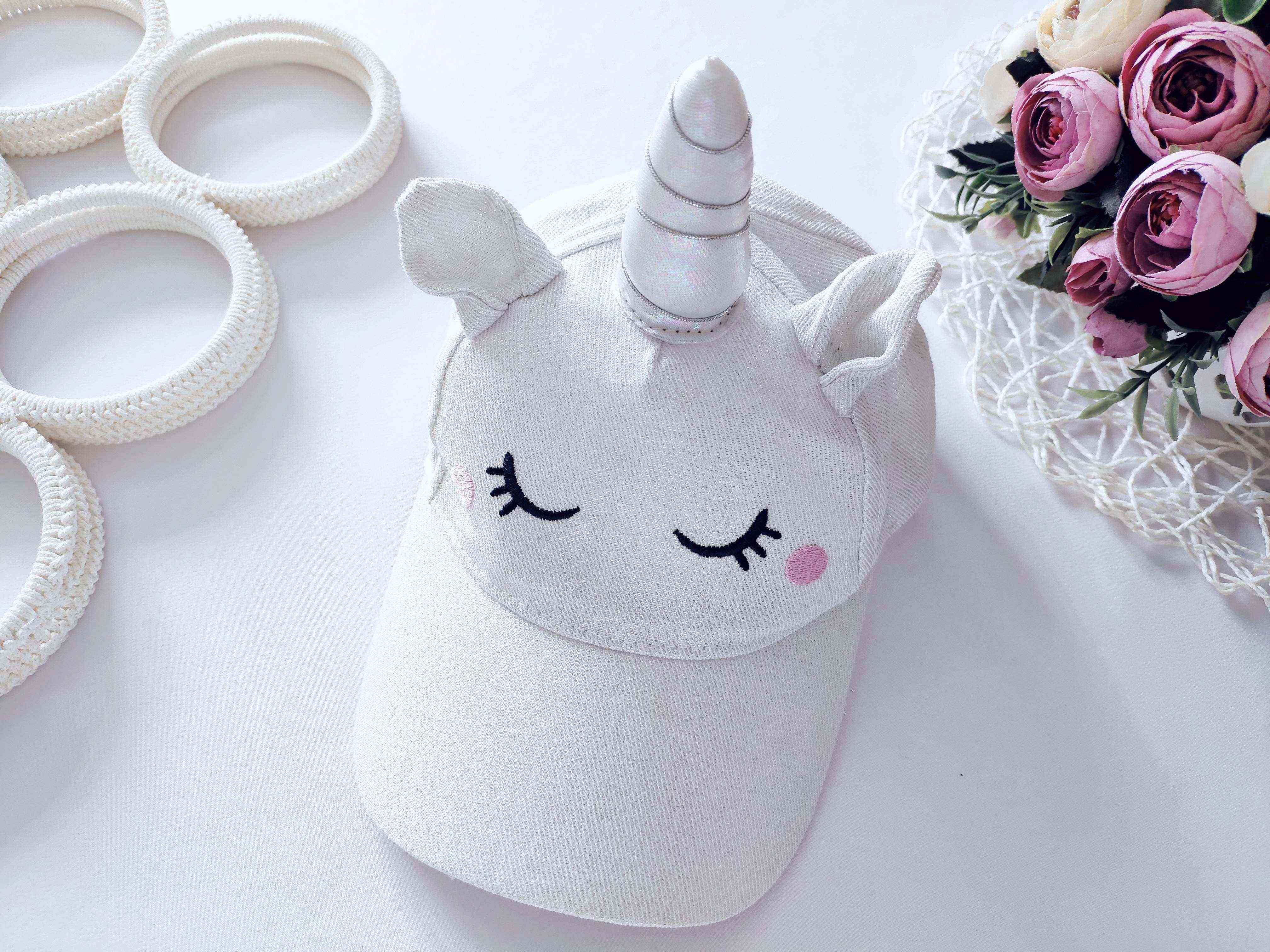 1-3 роки, ОГ 49 см. Кепка єдиноріг