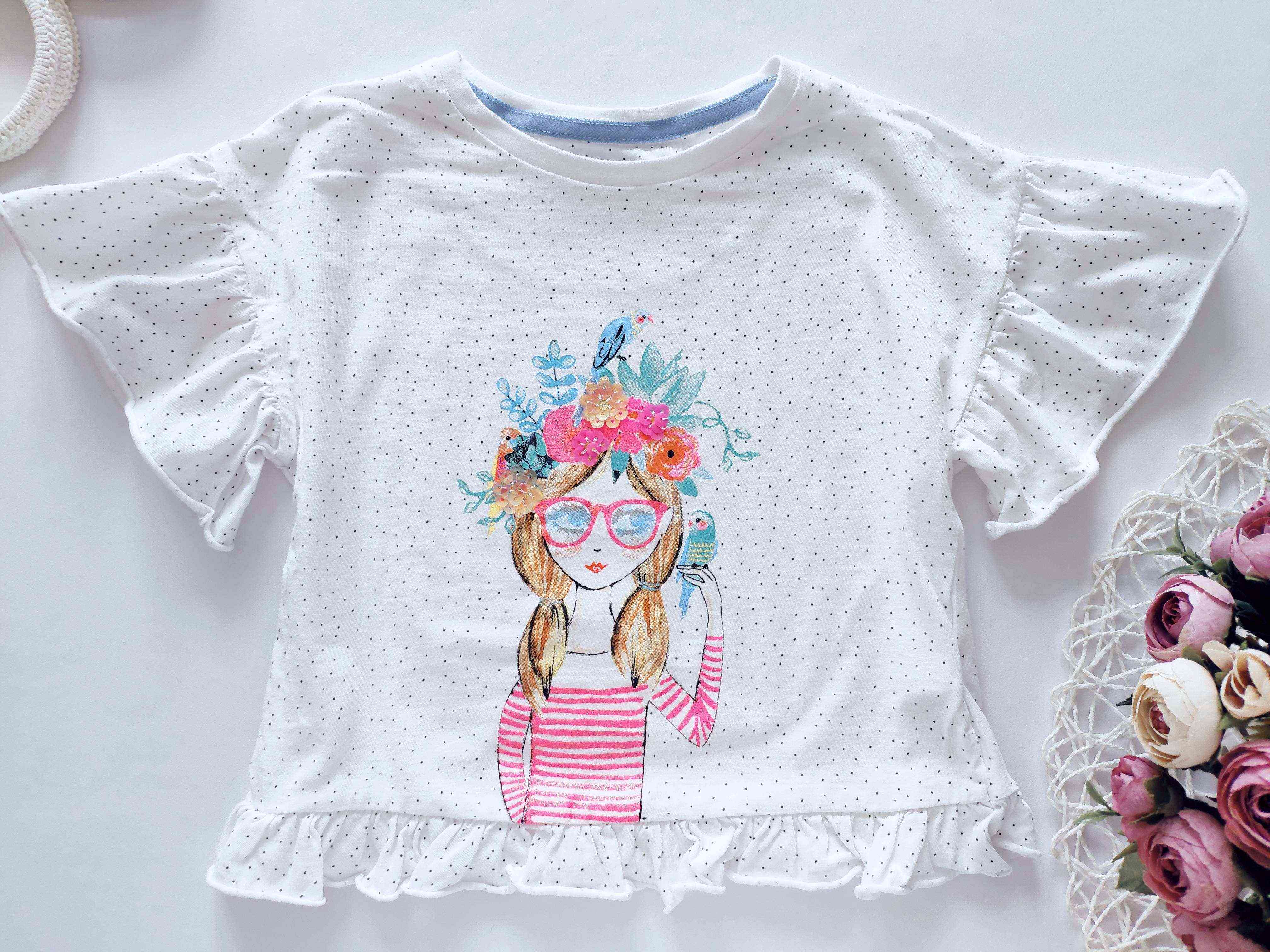 8,9 років, зріст 134 Футболка з принтом